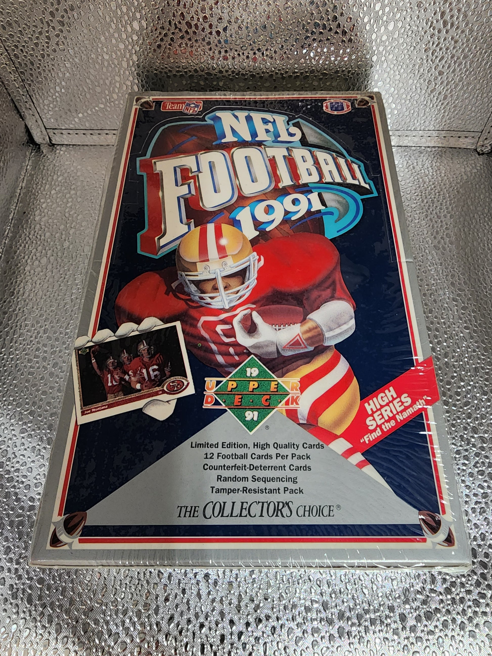1991 UPPER DECK NFL Football Cards FACTORY SEALED WAX BOX 36 Packs MINT