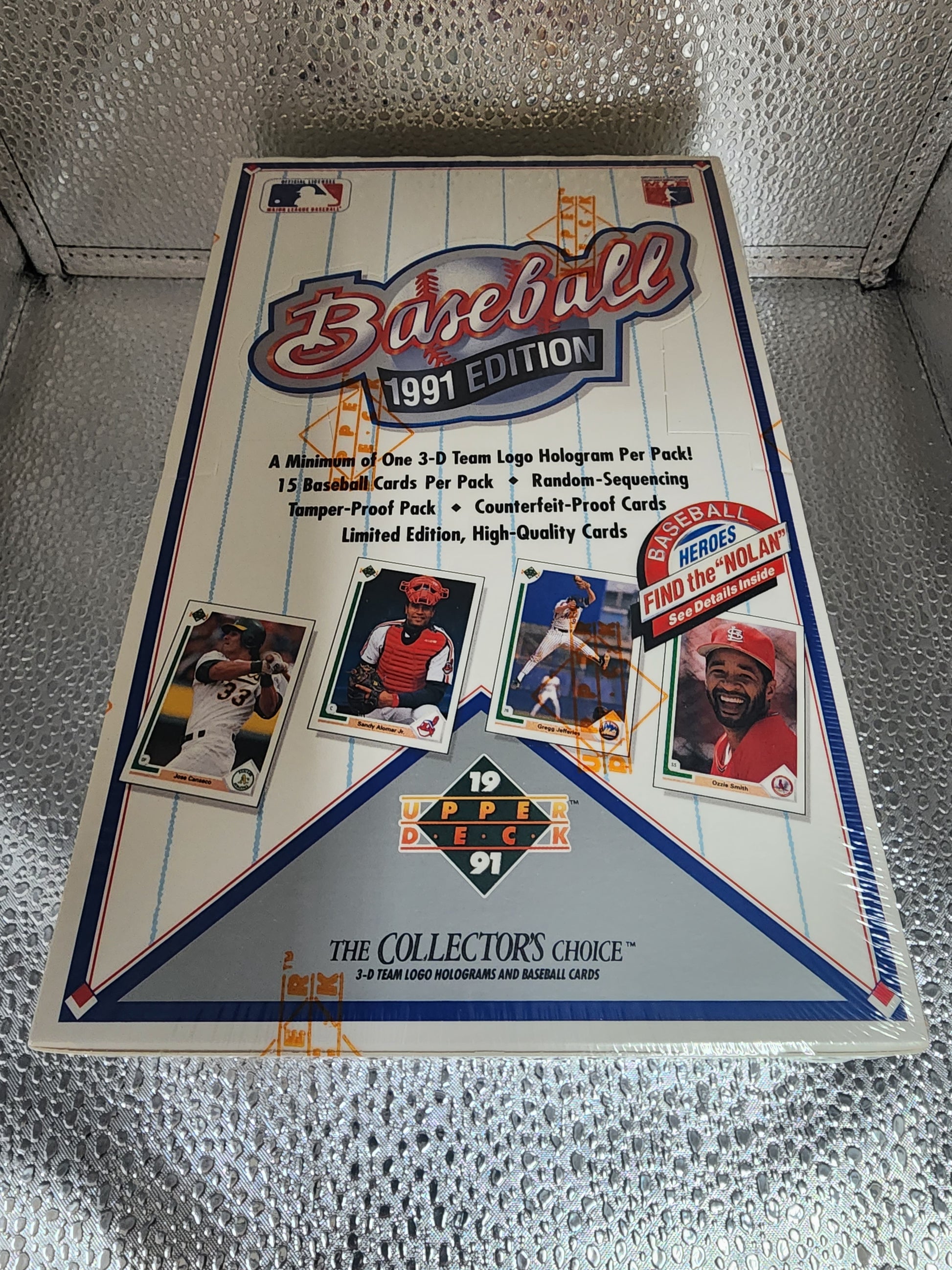 1991 Upper Deck Baseball MLB Factory Sealed Box "Find The Nolan" Jordan SP MINT