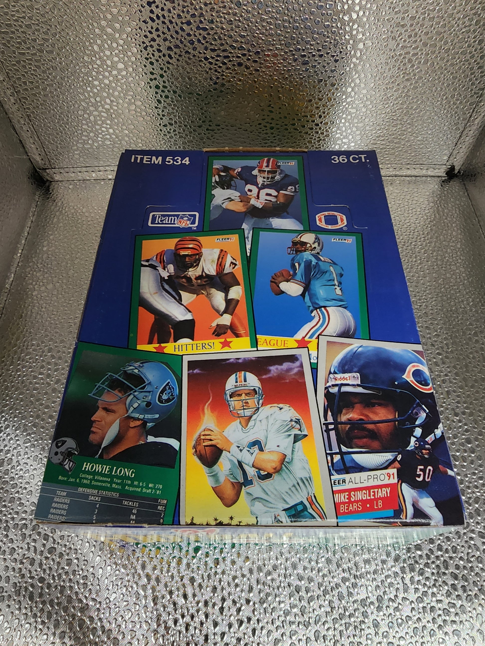 1991 Fleer Football Box NFL 36 Factory Sealed Packs MINT