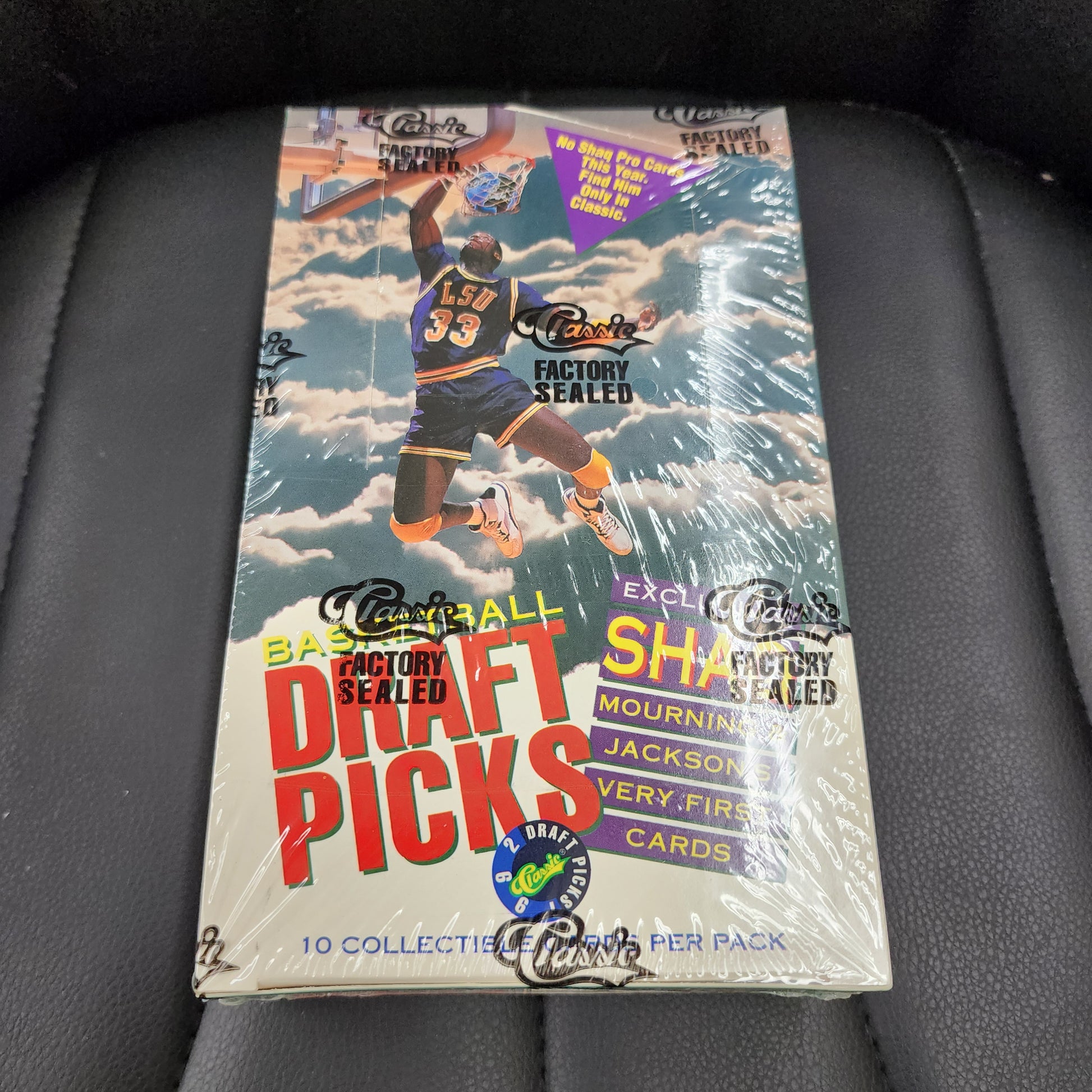 1992 Classic Basketball Draft Picks Factory Sealed Box 36 Packs/1st SHAQ CARD