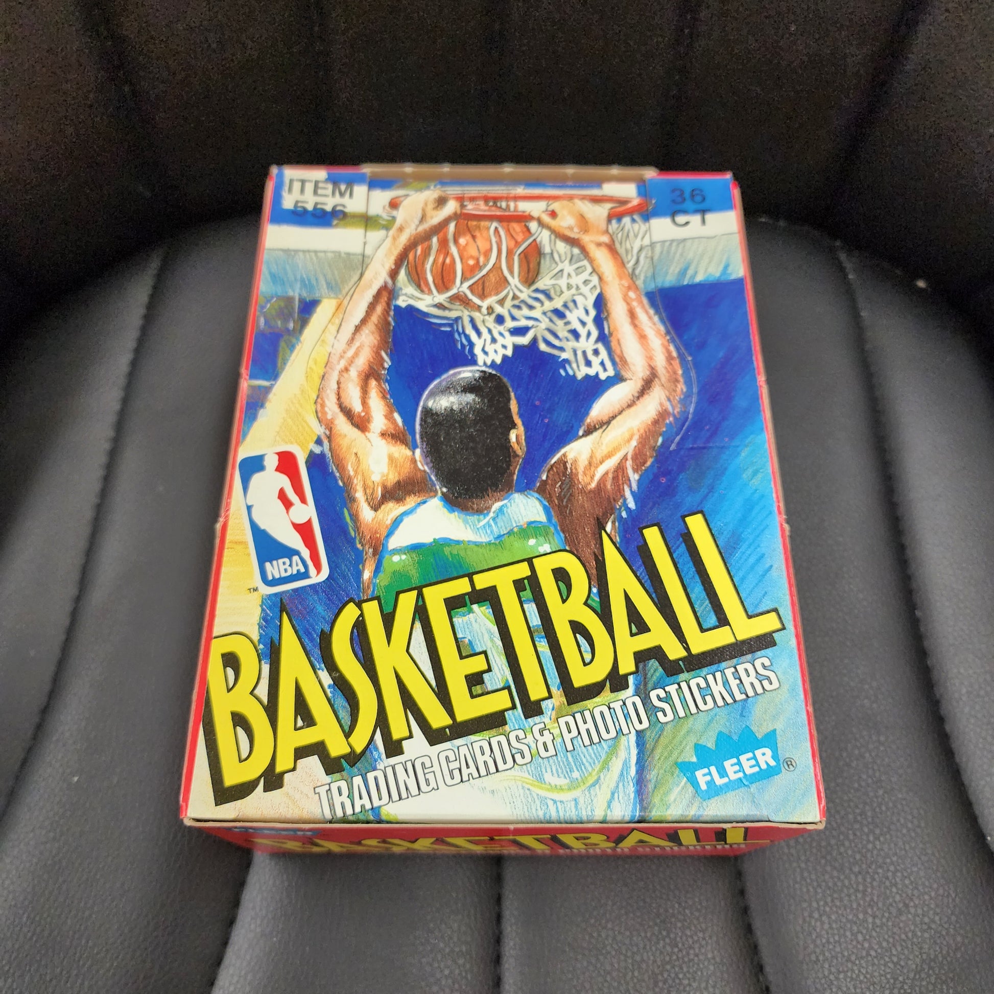 1989 Fleer Basketball Wax Box 36 Factory Sealed Packs Jordan Bird Magic MINT