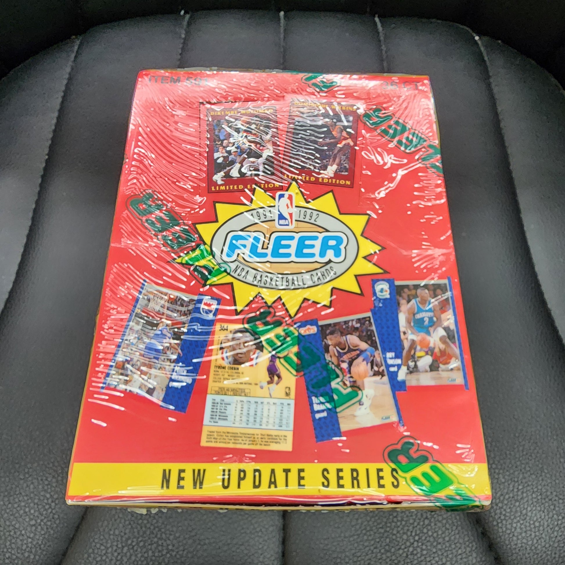 1991-92 Fleer Series 2 Update Basketball 36 Pack Box Factory Sealed Jordan MINT