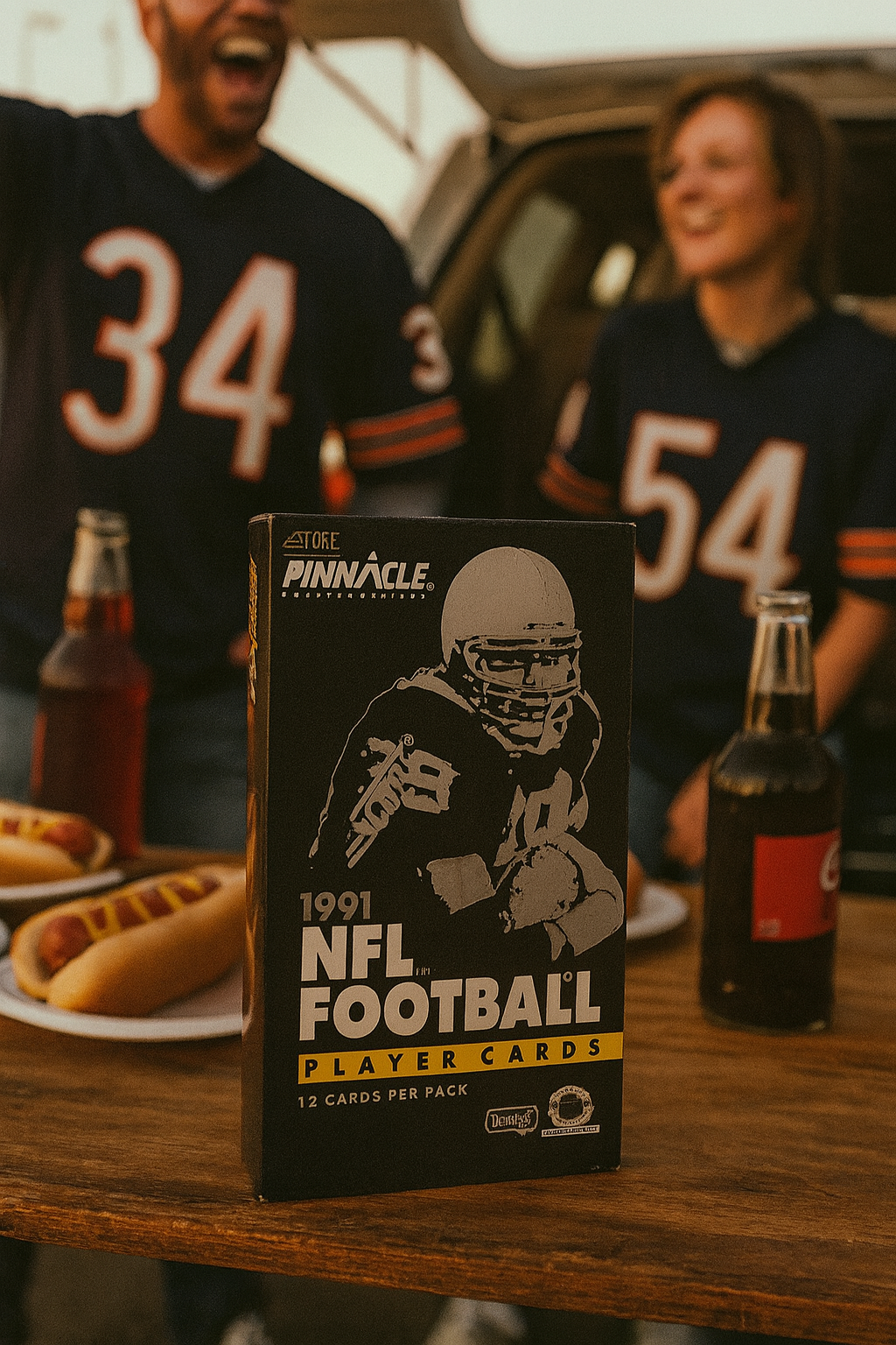 Vintage Football Card Boxes
