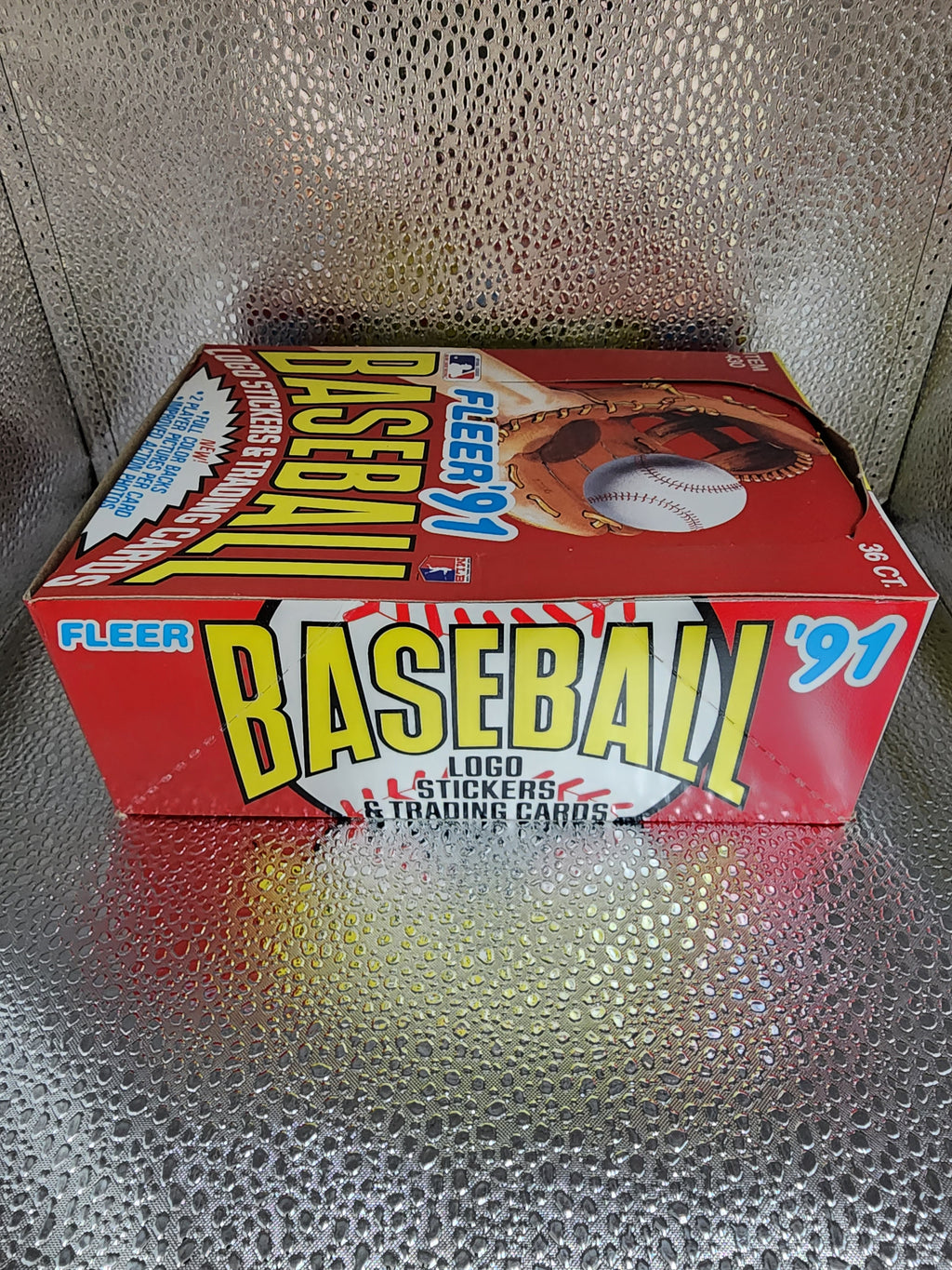 1991 Fleer Baseball Wax Box 36 Factory Sealed Packs MINT