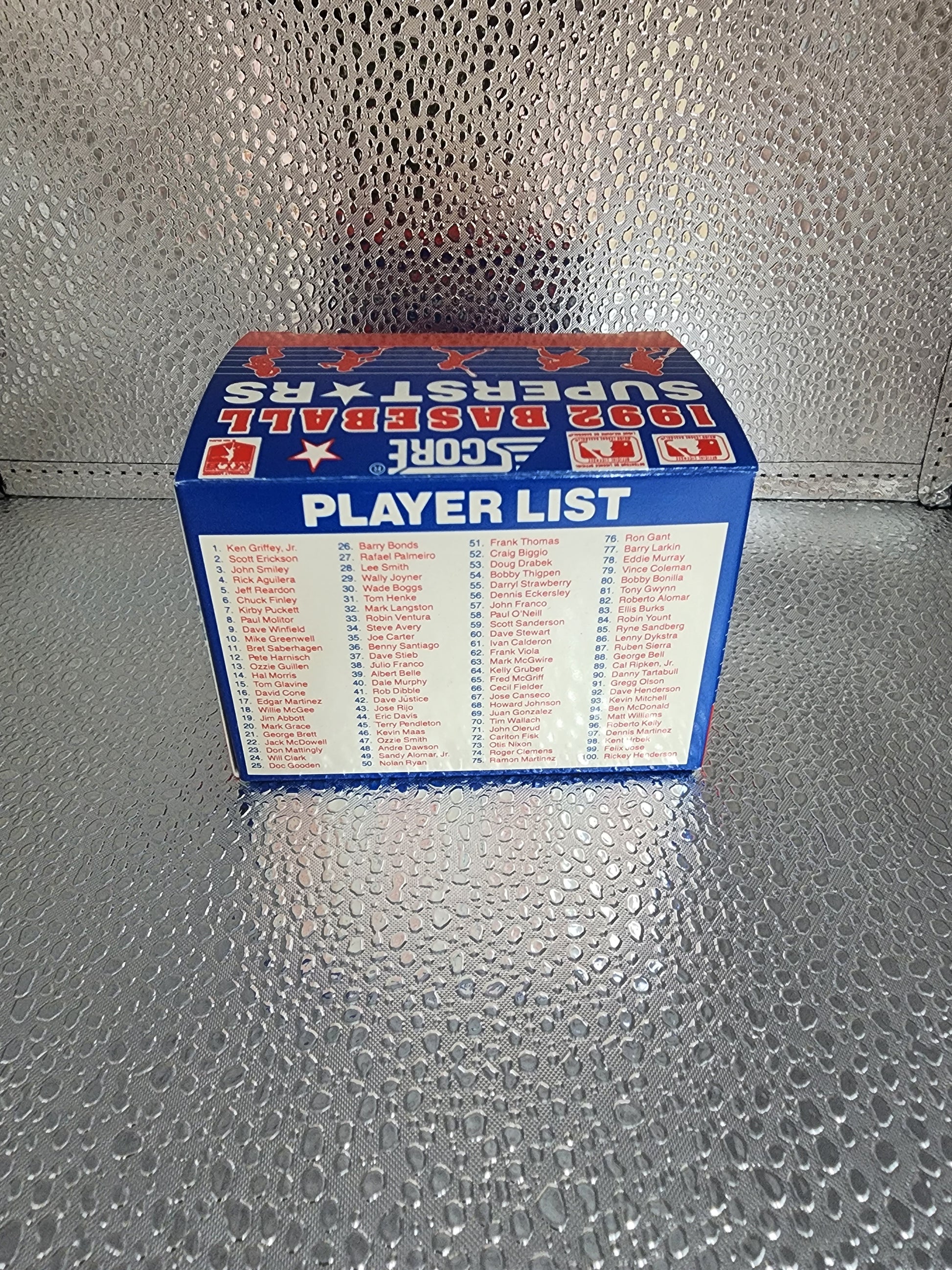 1992 Score Baseball Superstars Set Complete Set 1-100 Plus Trivia Cards MINT