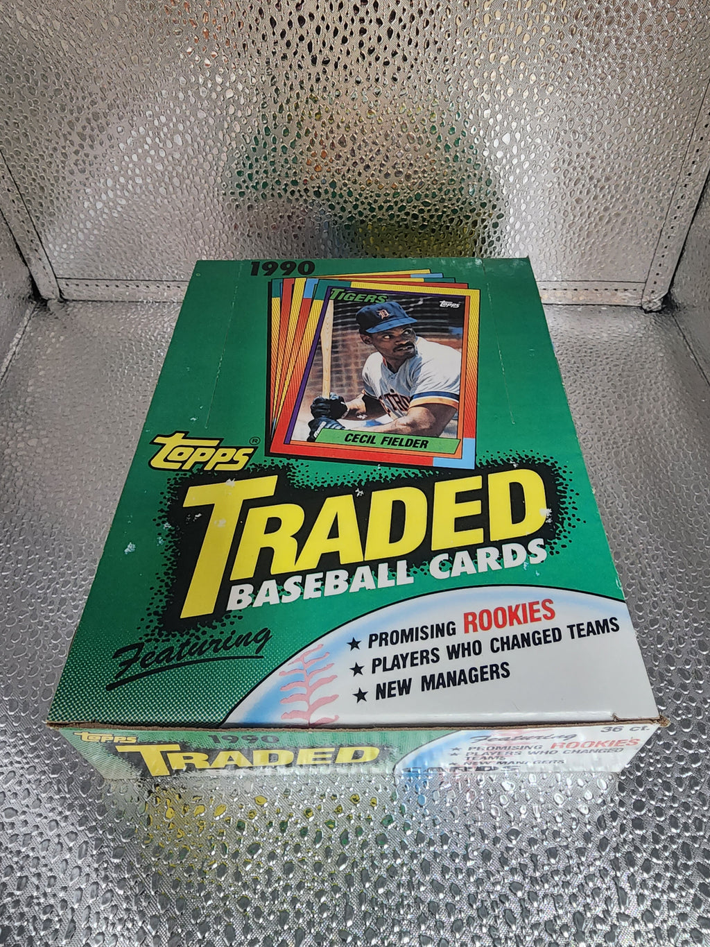 1990 Topps Traded & Rookies Baseball Wax Box MINT 36 Packs