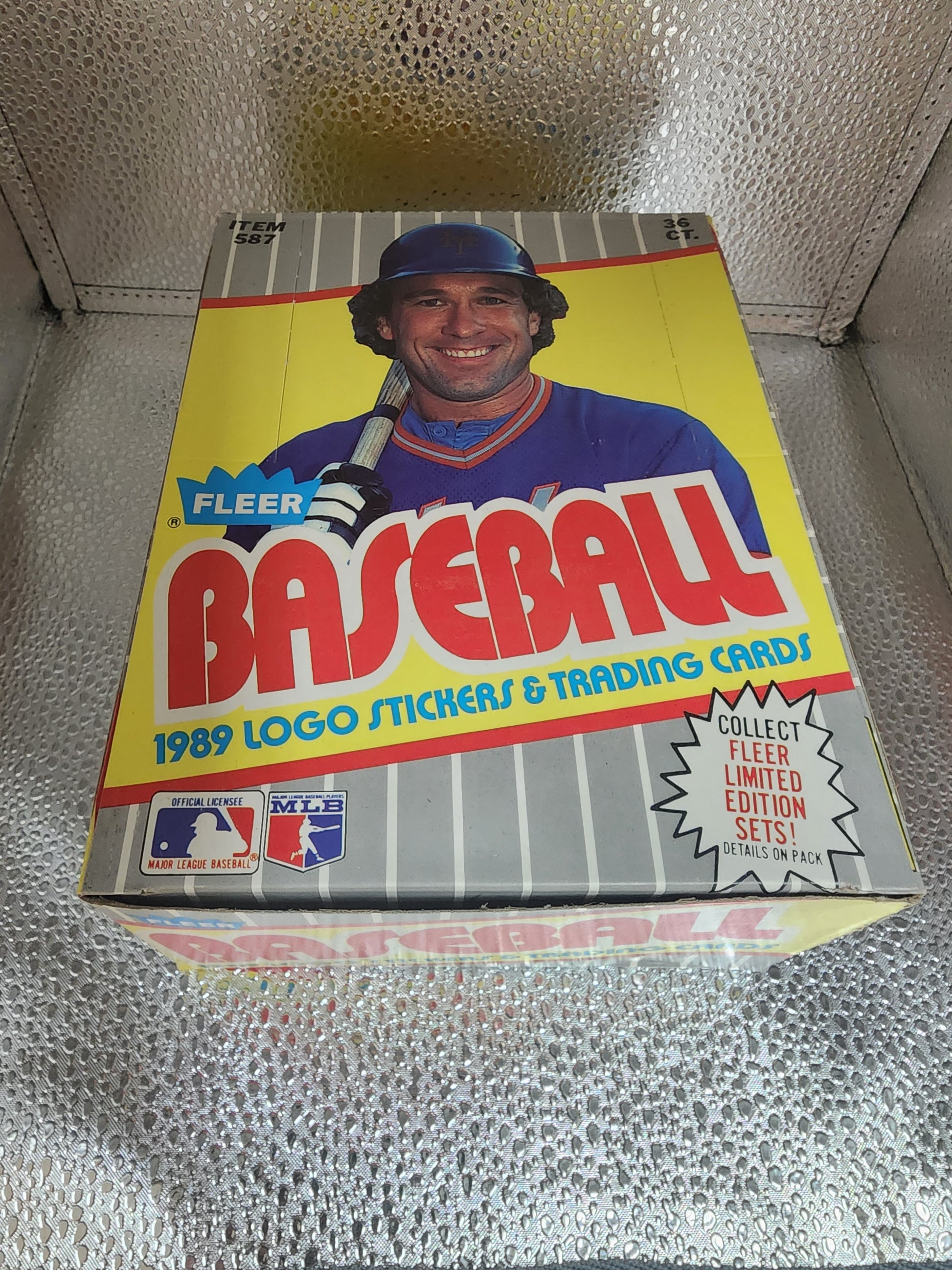1989 Fleer Baseball Wax Box 36 Packs MINT Bill Ripken FF Error, Griffey Jr. RC