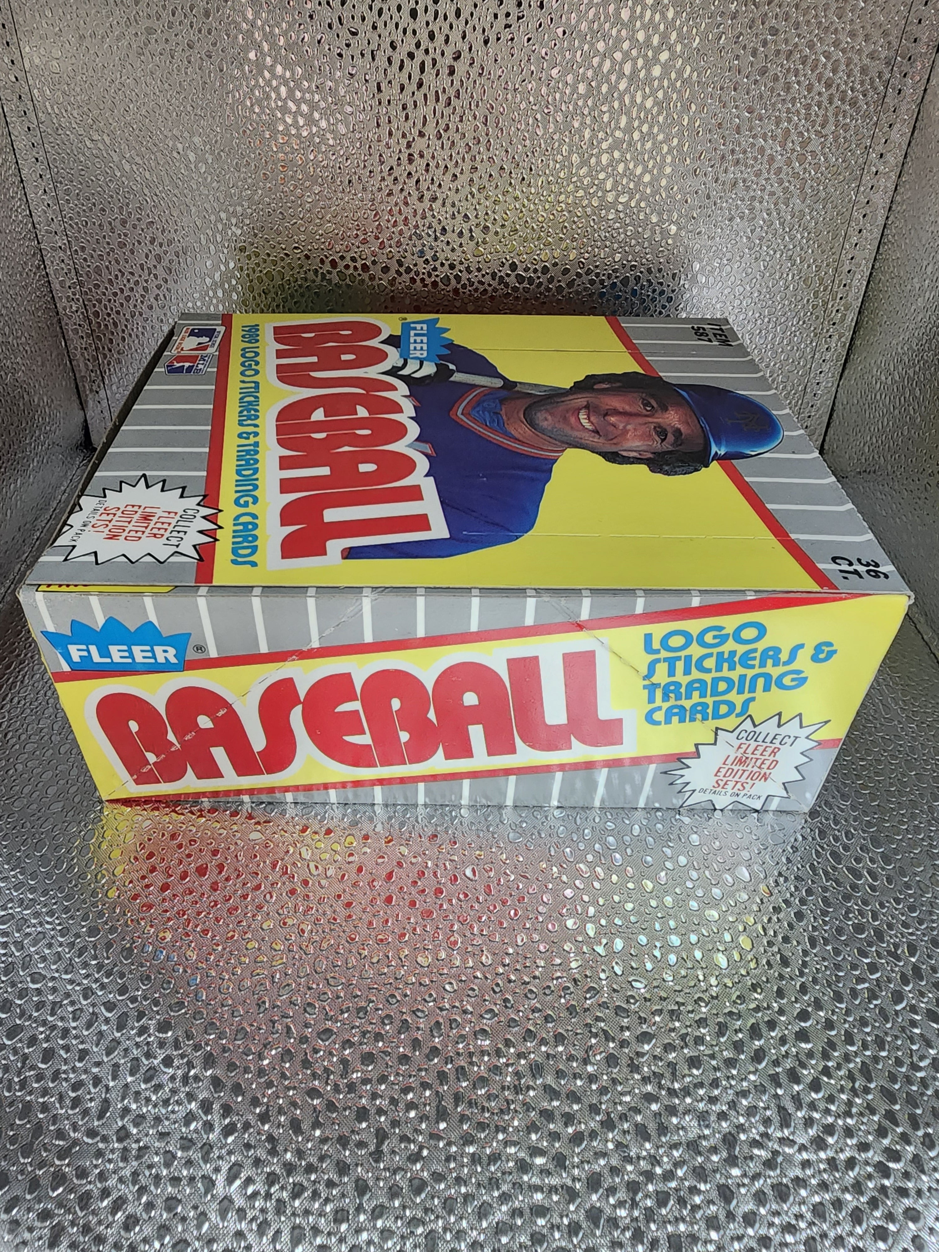 1989 Fleer Baseball Wax Box 36 Packs MINT Bill Ripken FF Error