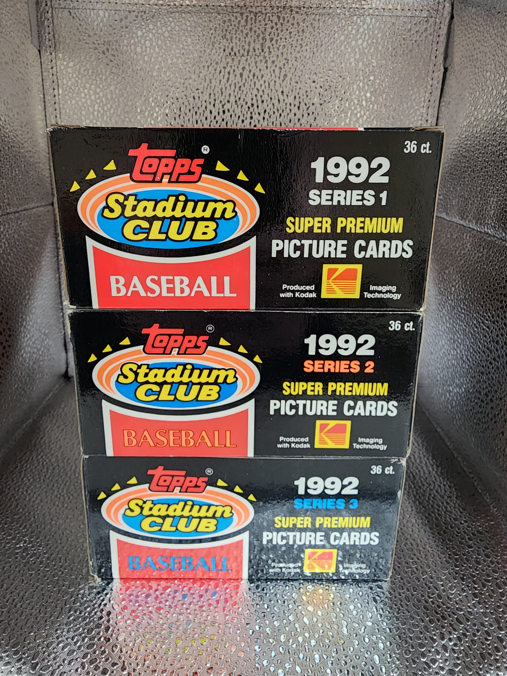 1992 Topps Stadium Club Baseball Series 1,2 &3 Box Sealed Unopened Packs MINT