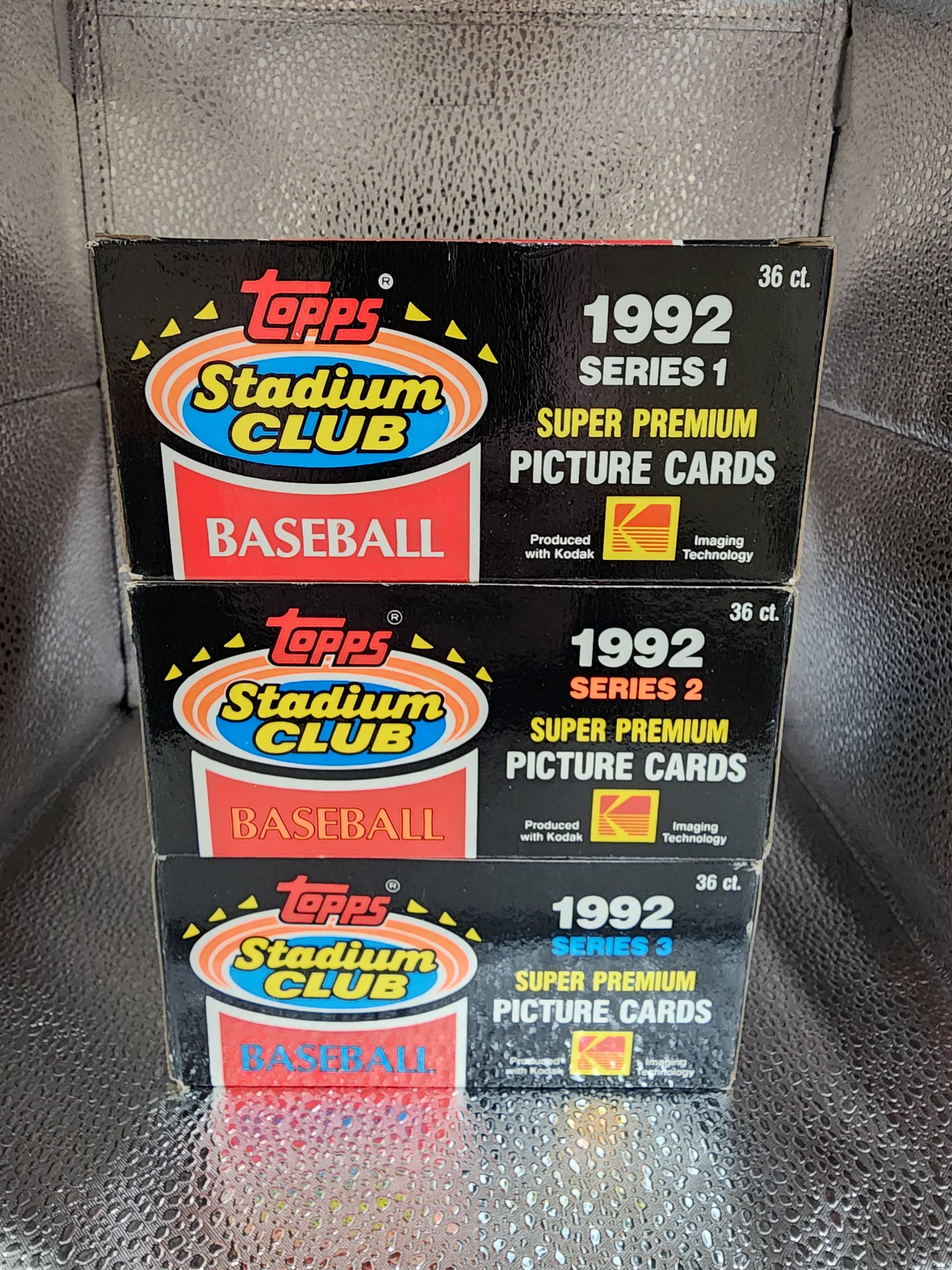 1992 Topps Stadium Club Baseball Series 1,2 &3 Box Sealed Unopened Packs MINT