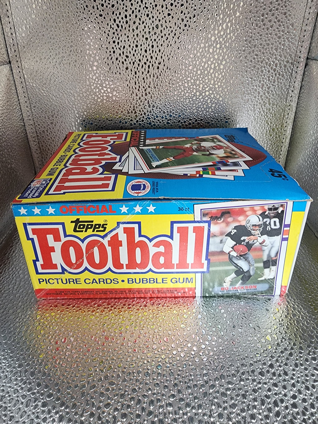 1989 Topps Football Wax Box 36 Sealed Packs MINT