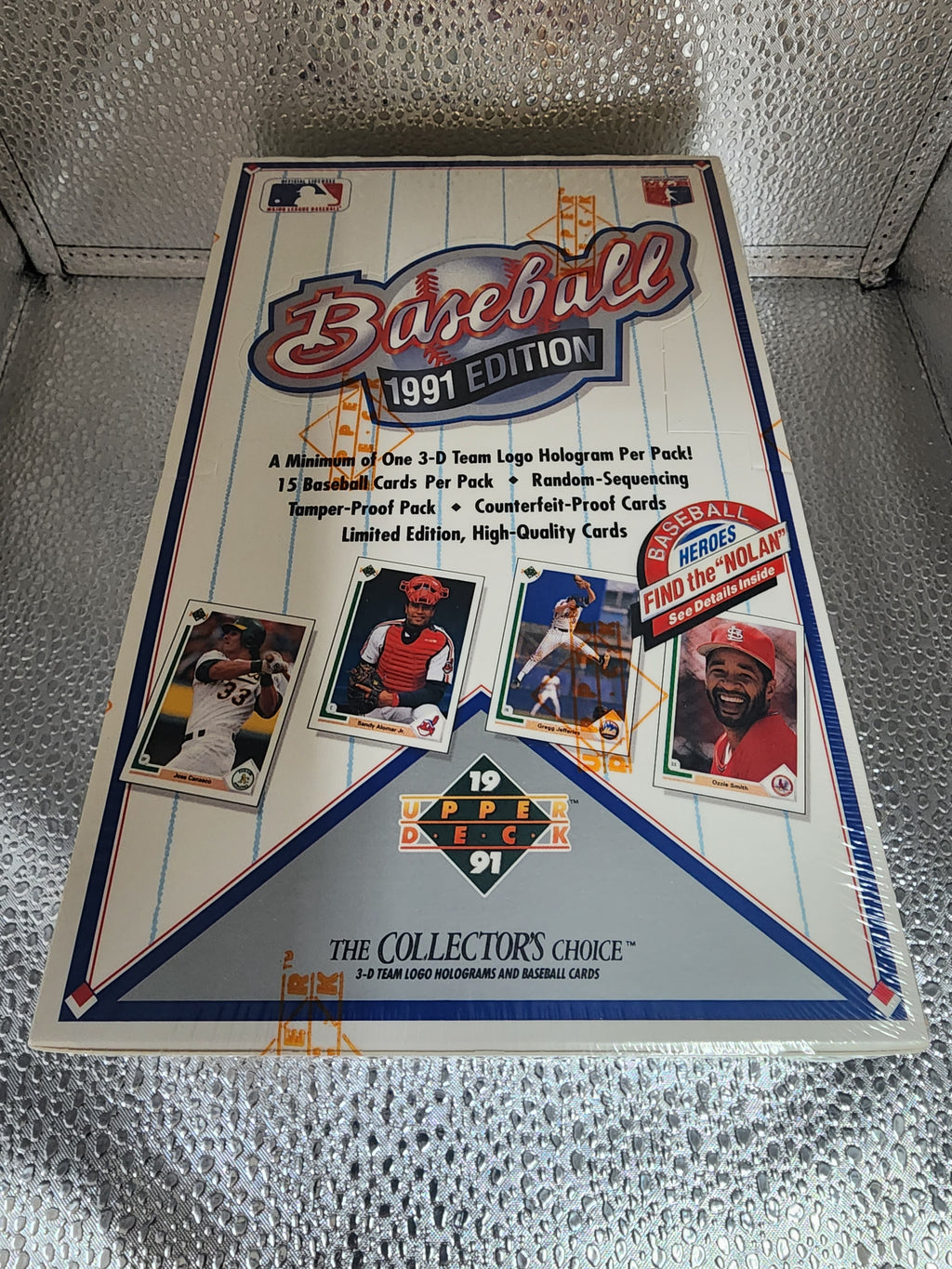1991 Upper Deck Baseball MLB Factory Sealed Box "Find The Nolan" Jordan SP MINT