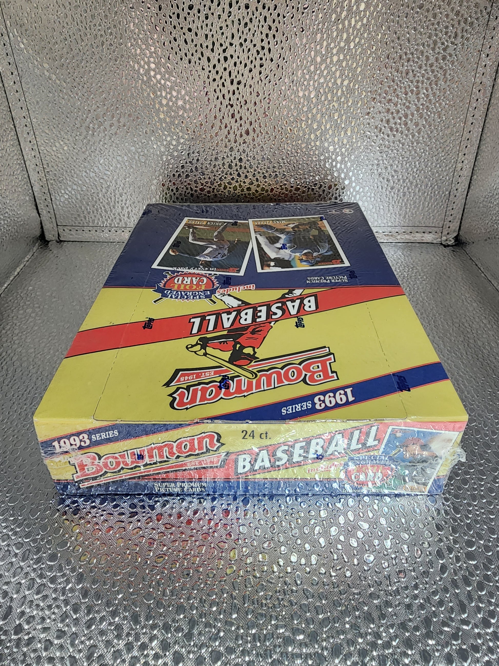 1993 BOWMAN BASEBALL FACTORY SEALED Wax Box 24 Packs MINT JETER ROOKIE CARD !!!