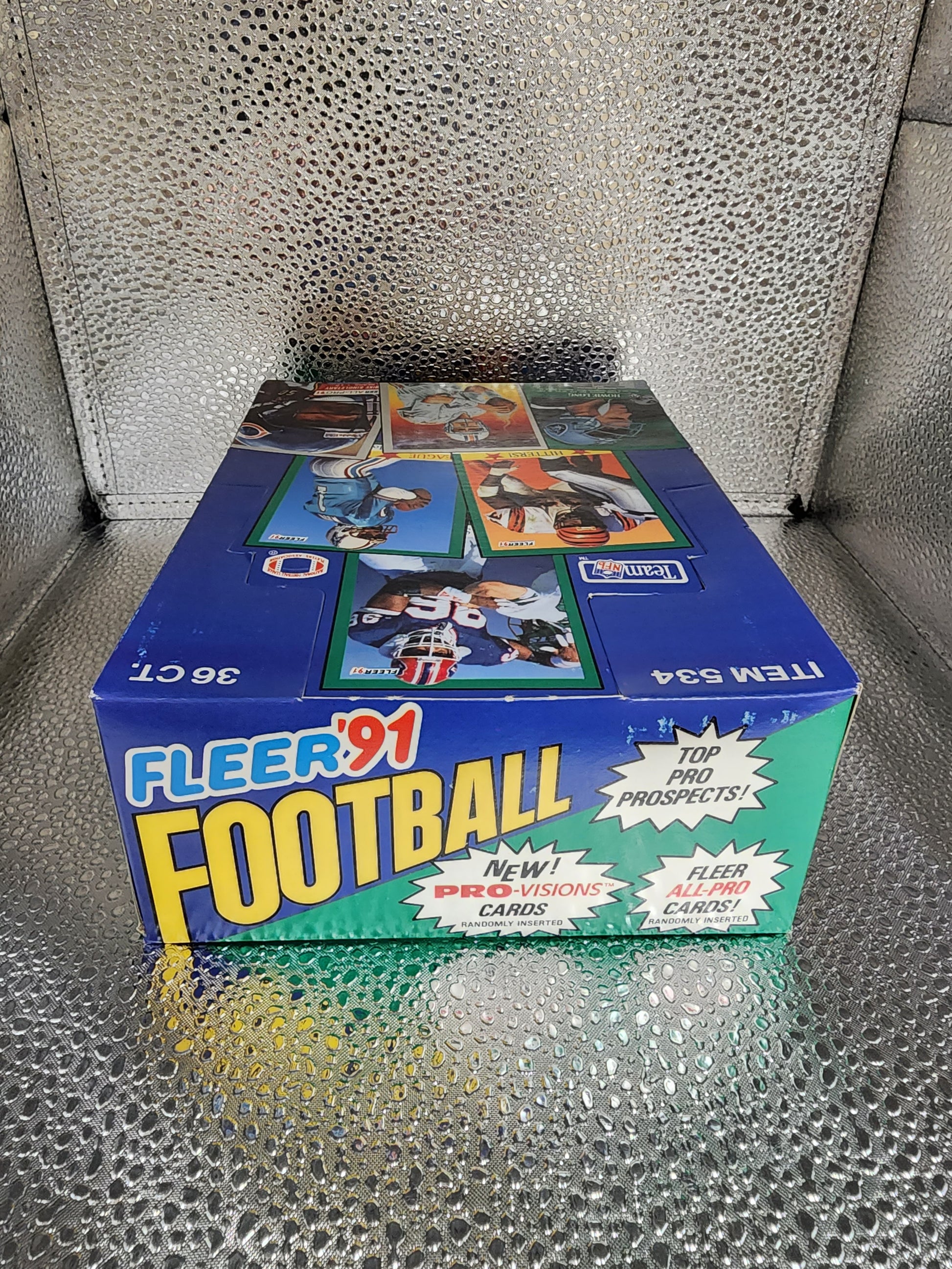 1991 Fleer Football Box NFL 36 Factory Sealed Packs MINT