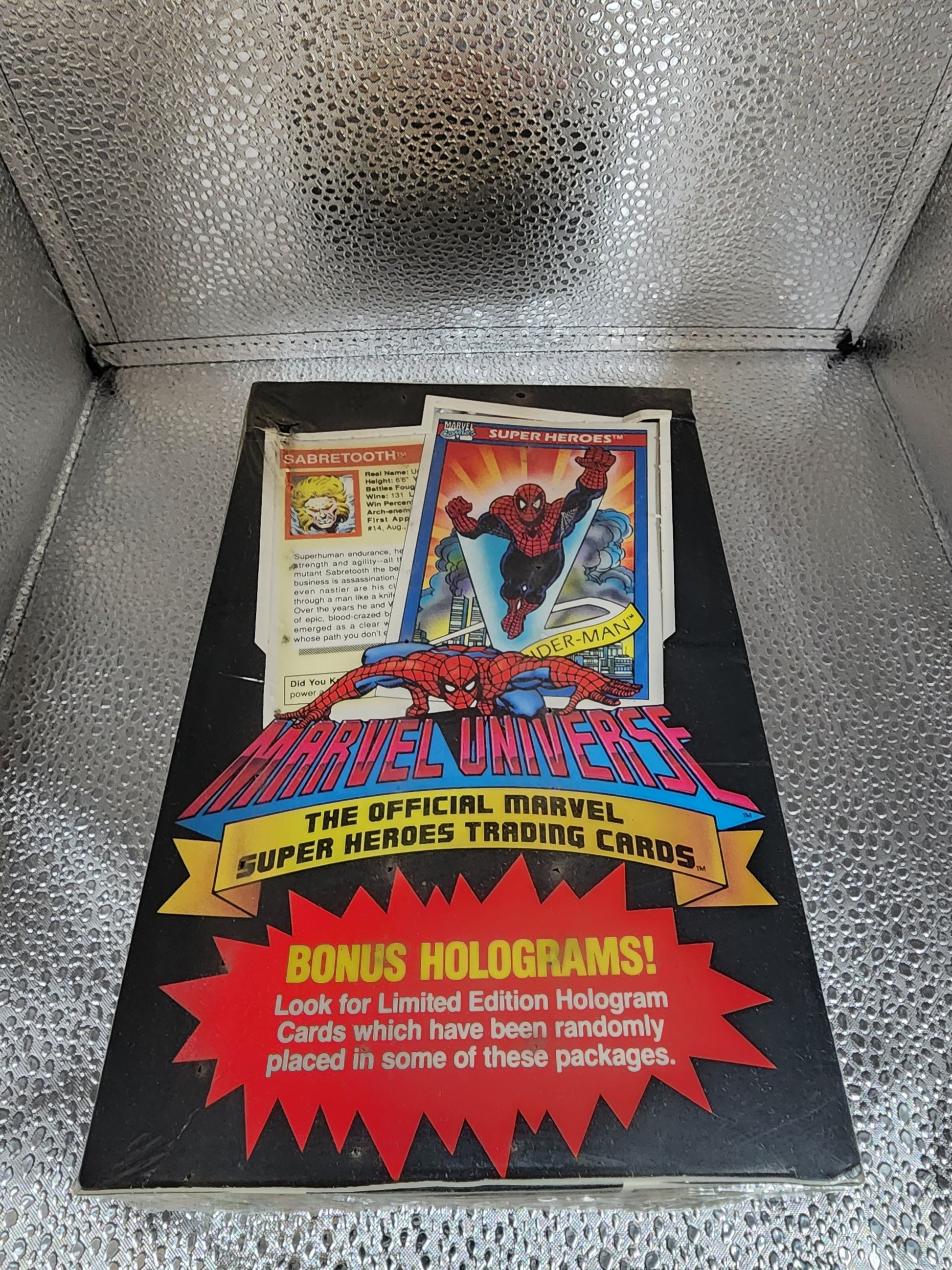 Impel Marvel Universe Series Lot 1 2 3 Factory Sealed Box's MINT