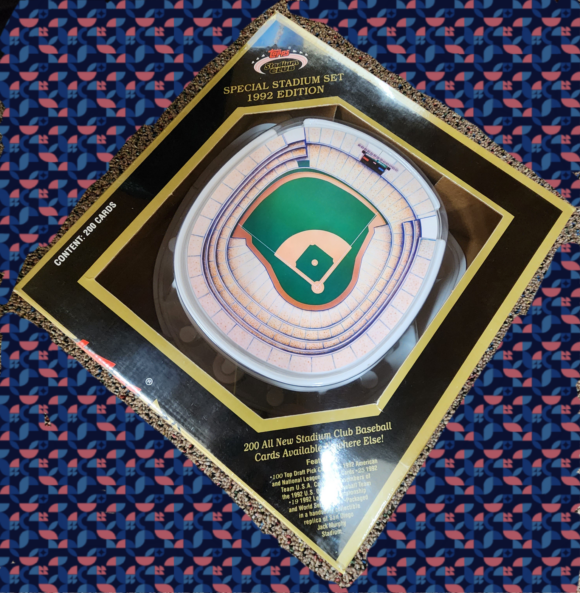 1992 Topps Stadium Club Jack Murphy Stadium Factory Sealed Jeter #117 RC MINT