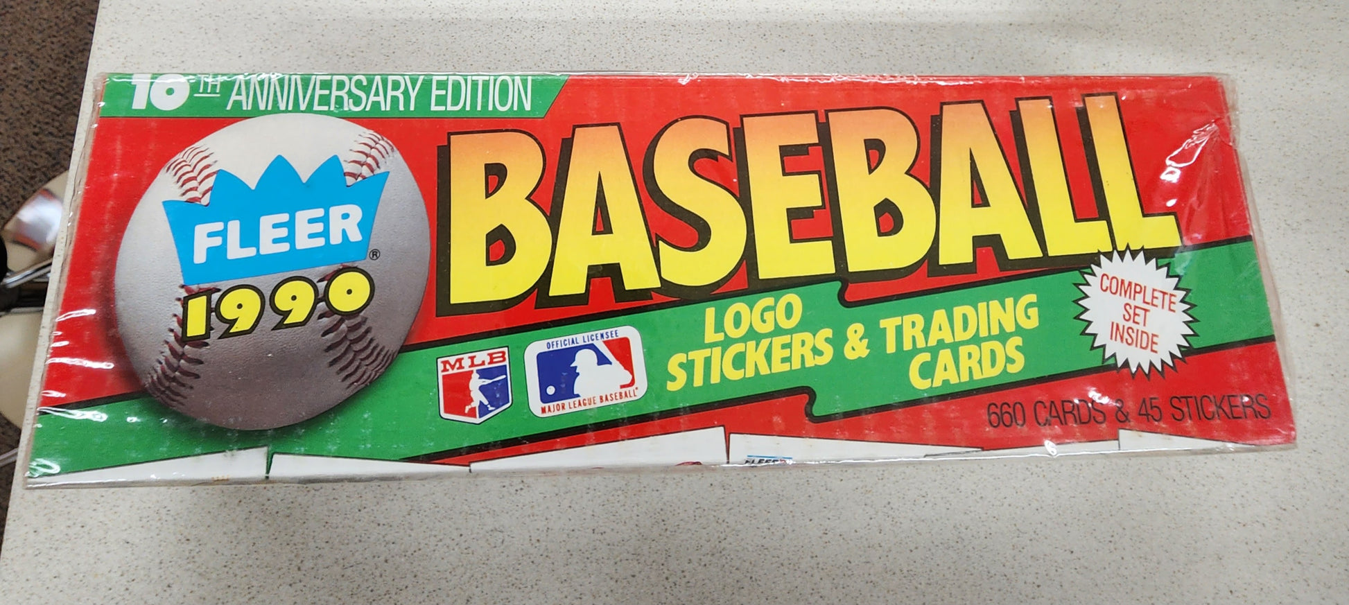 1990 Fleer Baseball Complete Set 672 Cards + 45 Stickers Factory Sealed MINT