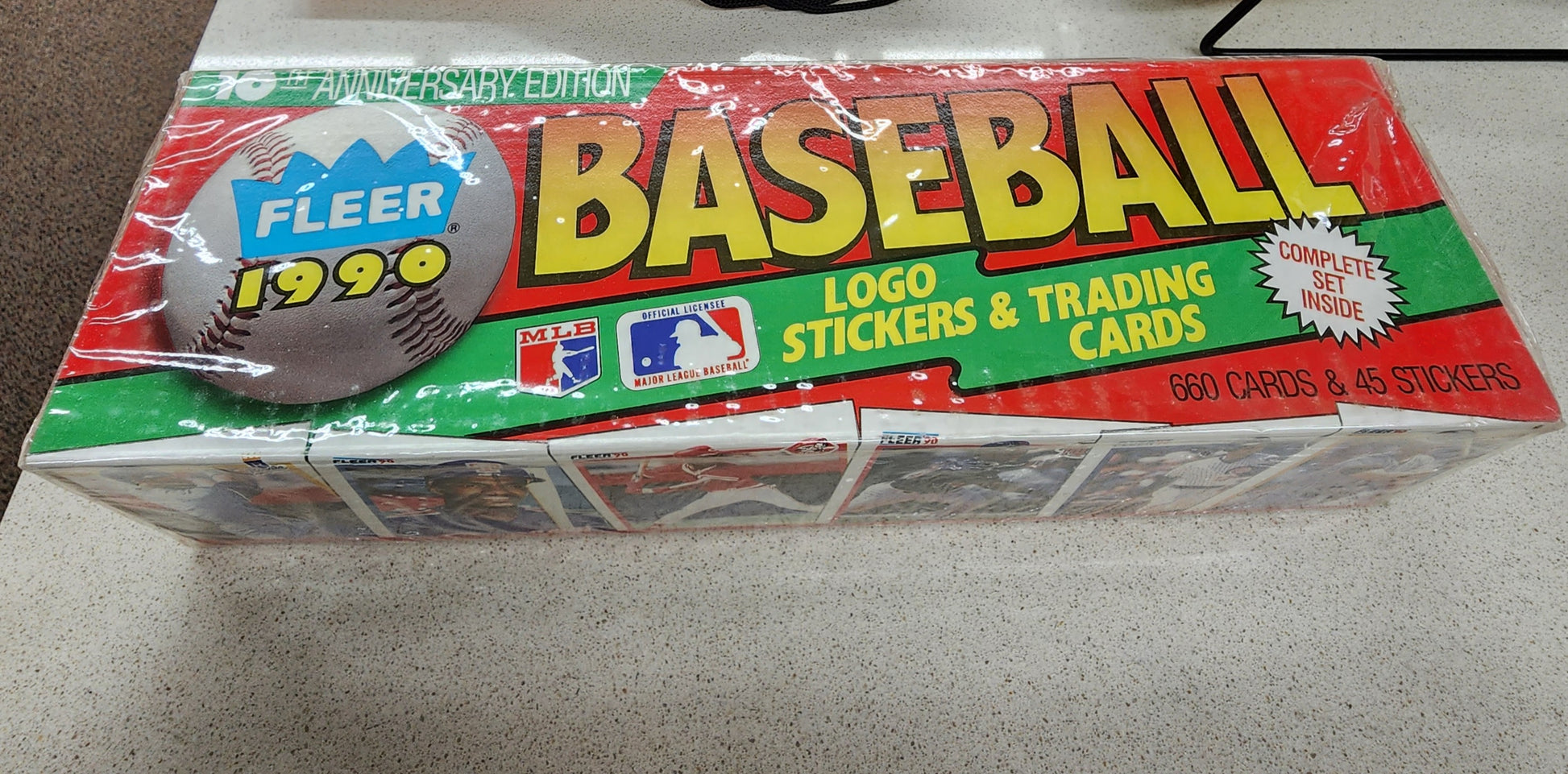1990 Fleer Baseball Complete Set 672 Cards + 45 Stickers Factory Sealed MINT
