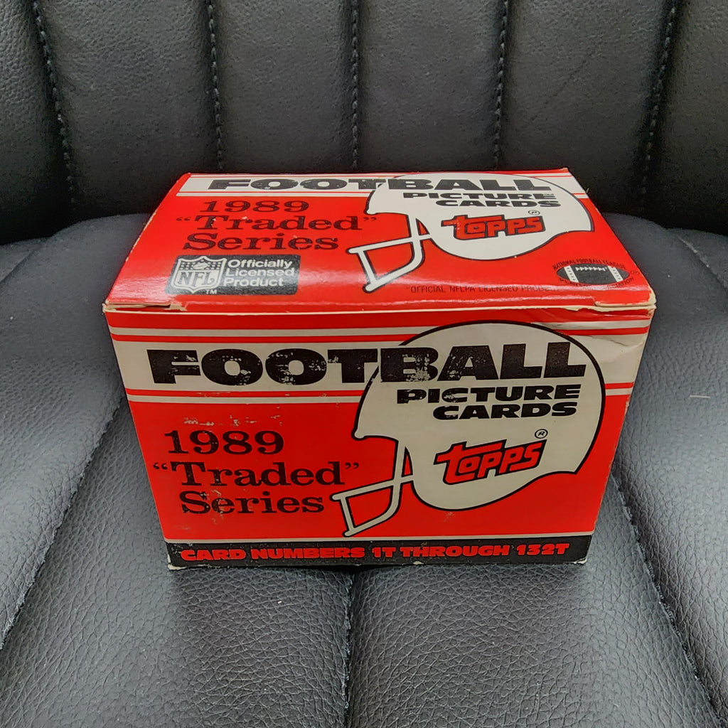 1989 Topps Football Traded Series Set Aikman Deion Barry Sanders RC MINT