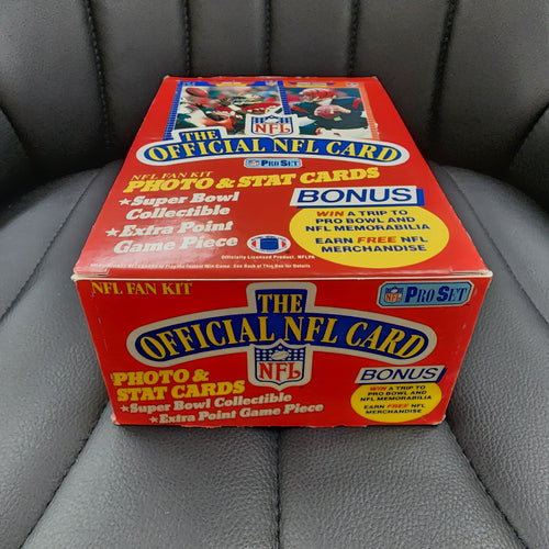 1989 PRO SET NFL FOOTBALL SERIES 1 BOX 36 FACTORY SEALED PACKS SANDERS RC MINT