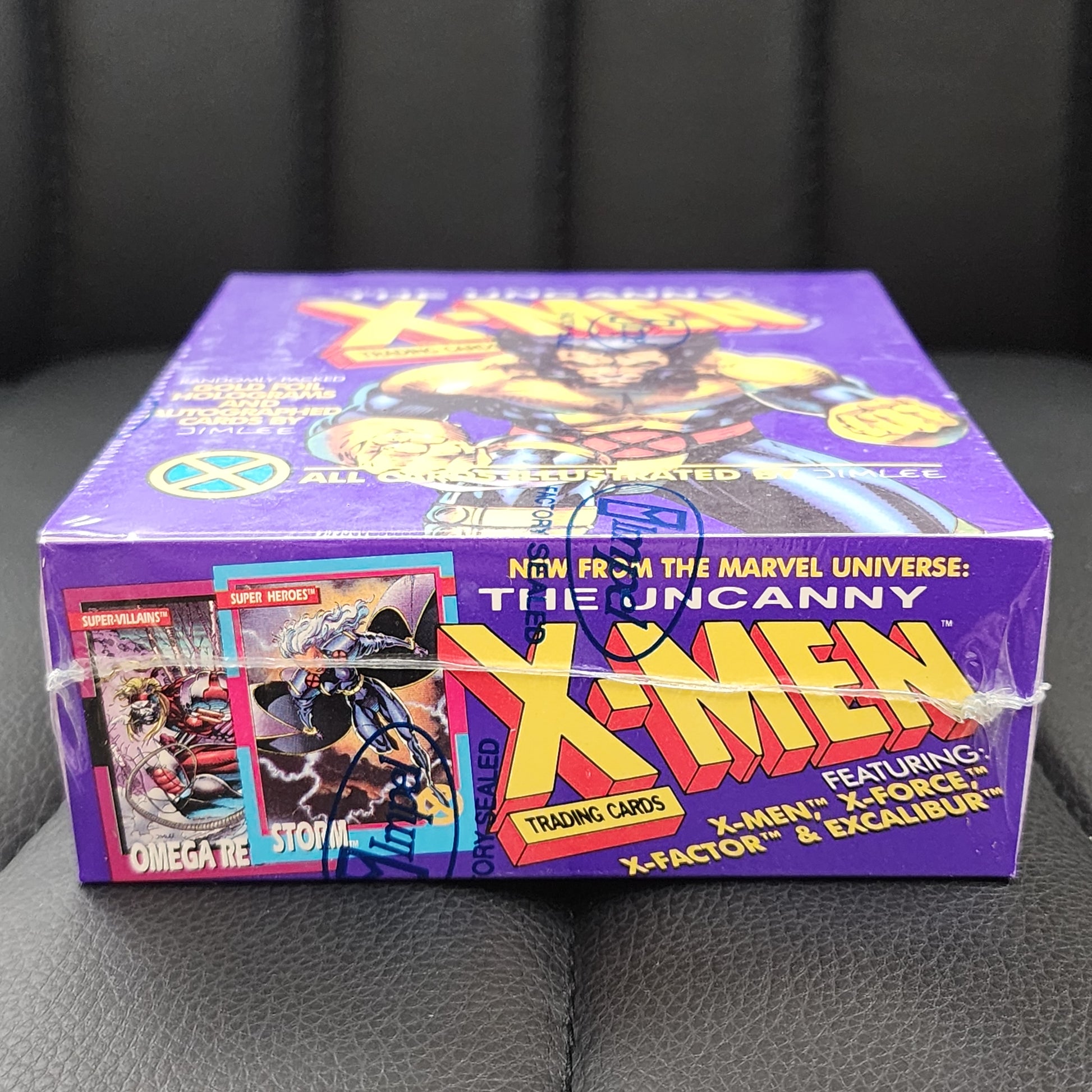 1992 Impel Marvel The Uncanny X-Men Trading Card Box Sealed 36 Packs Purple MINT