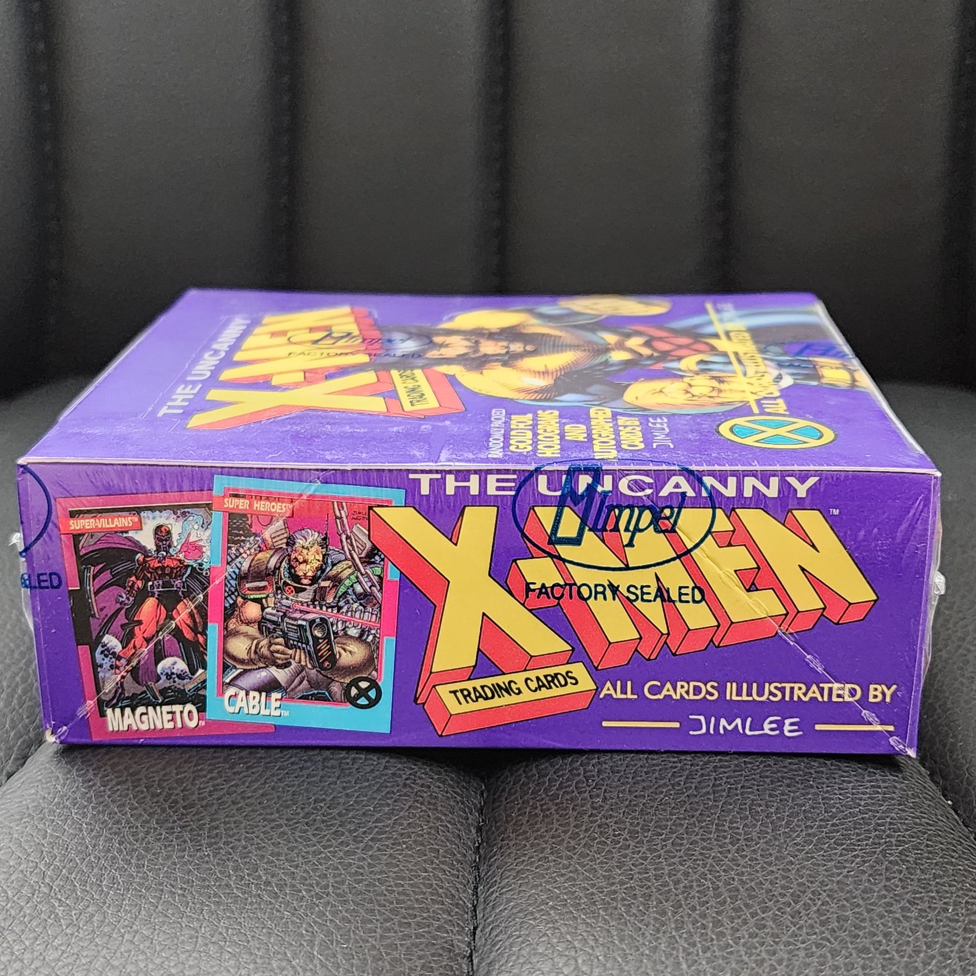 1992 Impel Marvel The Uncanny X-Men Trading Card Box Sealed 36 Packs Purple MINT