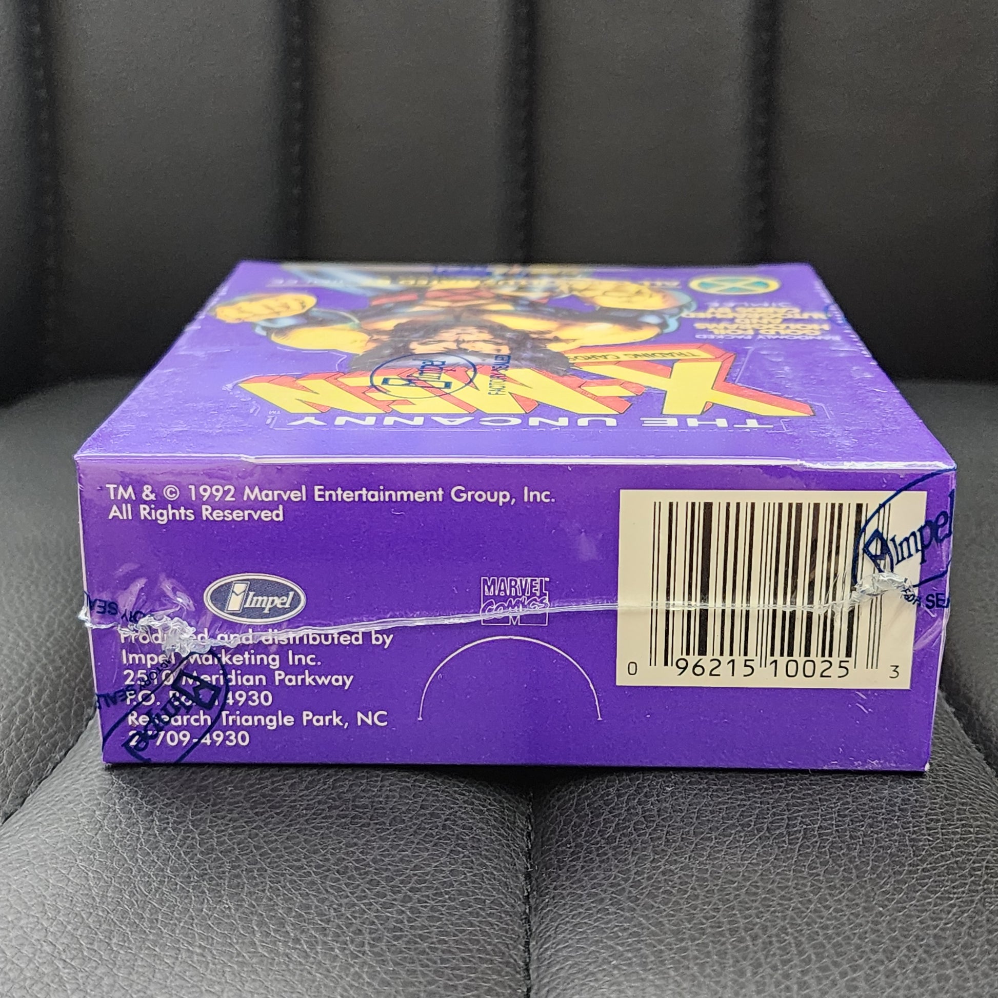 1992 Impel Marvel The Uncanny X-Men Trading Card Box Sealed 36 Packs Purple MINT