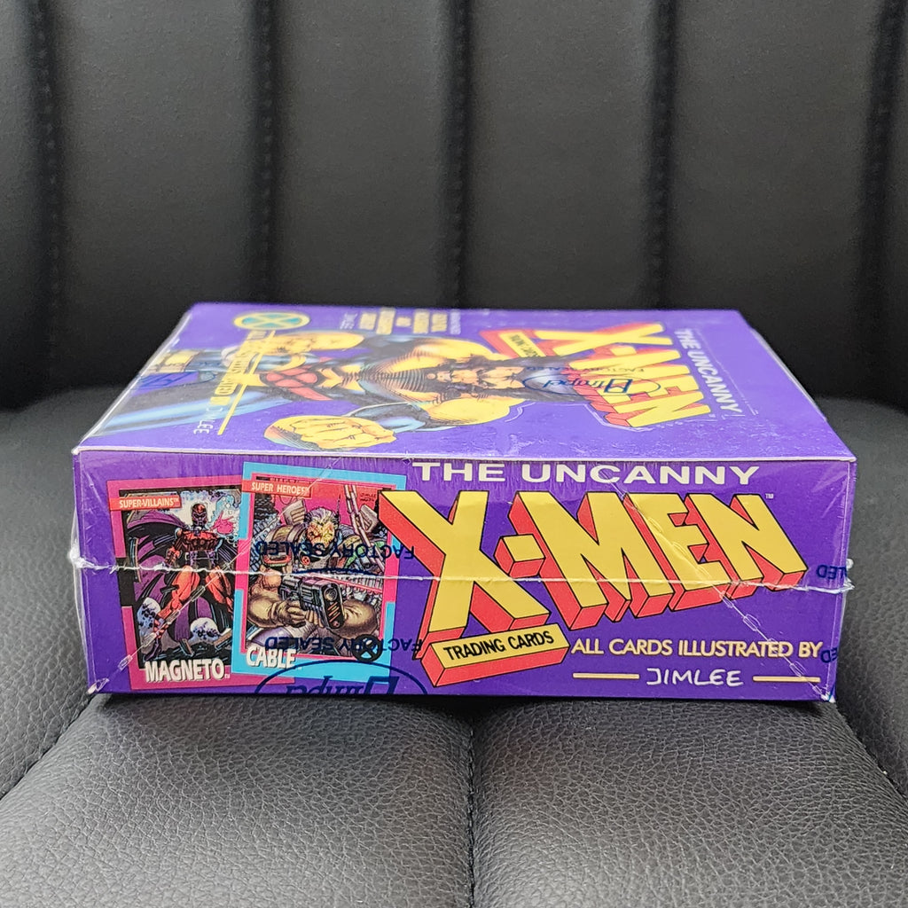 1992 Impel Marvel The Uncanny X-Men Trading Card Box Sealed 36 Packs Purple MINT