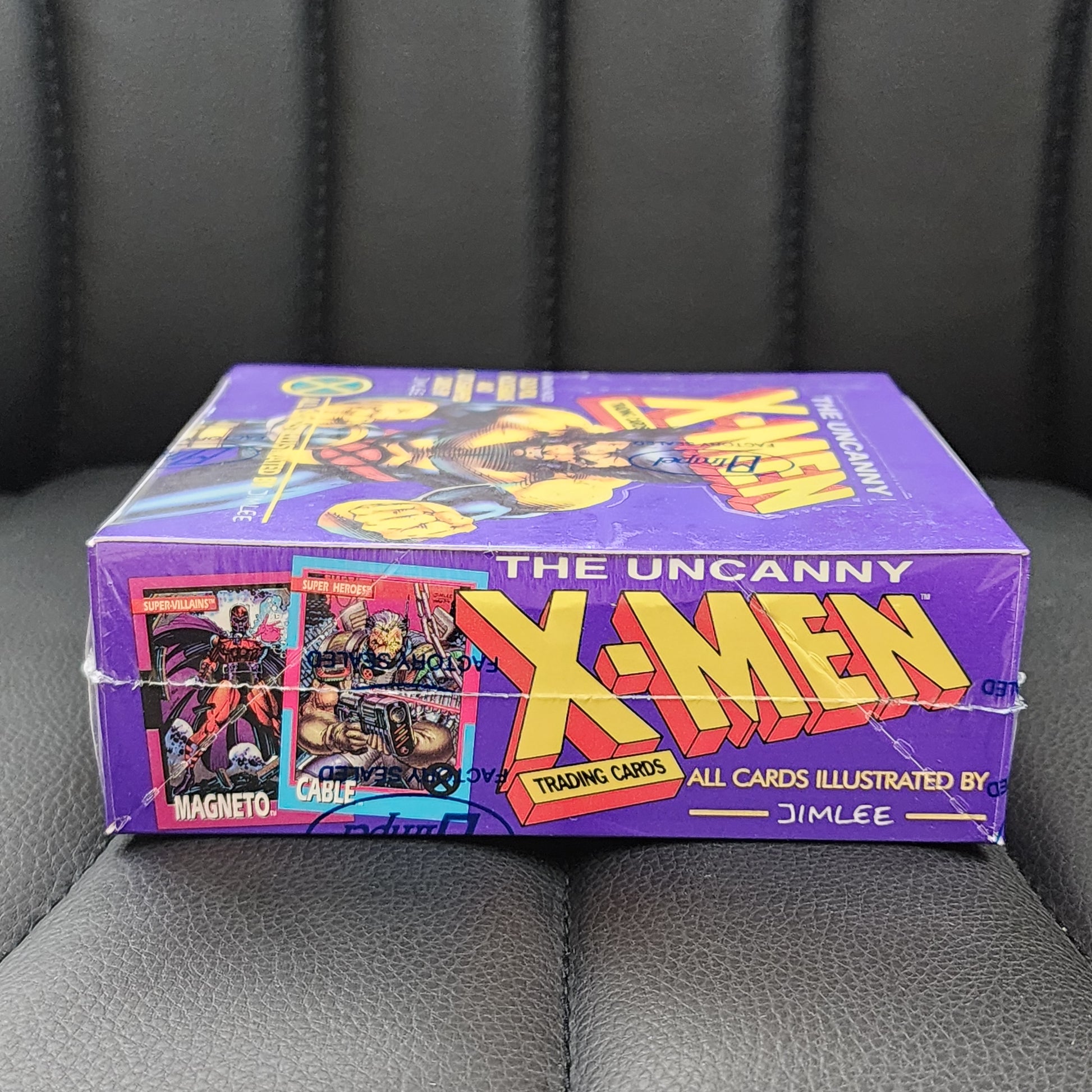 1992 Impel Marvel The Uncanny X-Men Trading Card Box Sealed 36 Packs Purple MINT