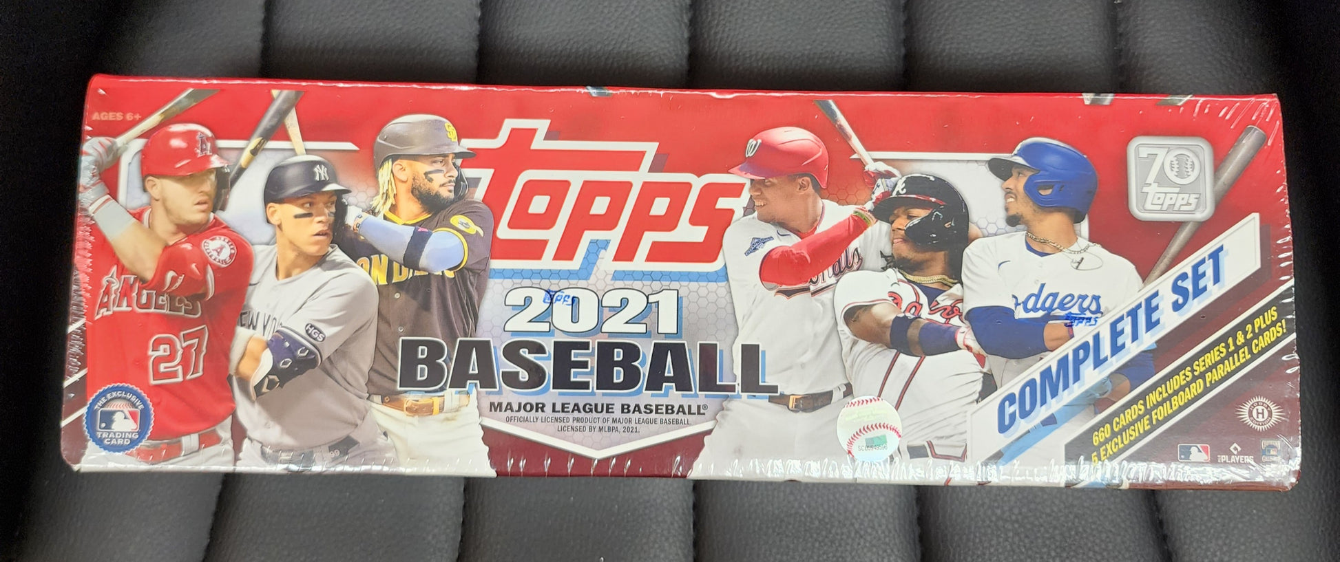 2021 Topps Baseball Factory Sealed Complete Set 5 Foilboard Series 1+2 MINT