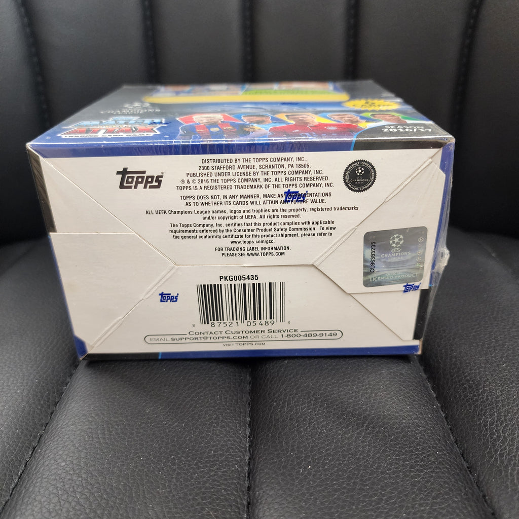 2016-17 Topps Match Attax Champions League UEFA Box 50 Packs Messi Ronaldo MINT