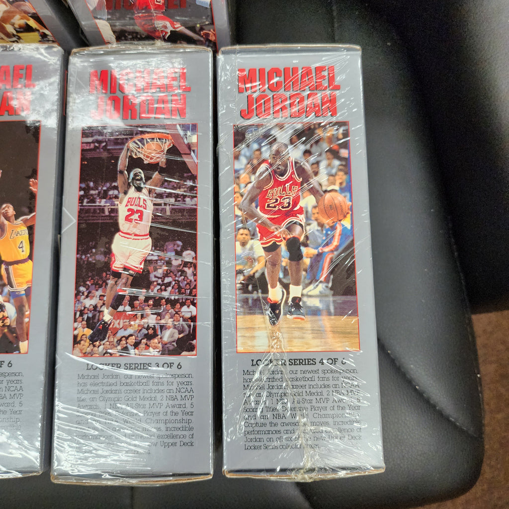1991-1992 Upper Deck Michael Jordan Locker Low Series Cards Boxes 1-6 MINT