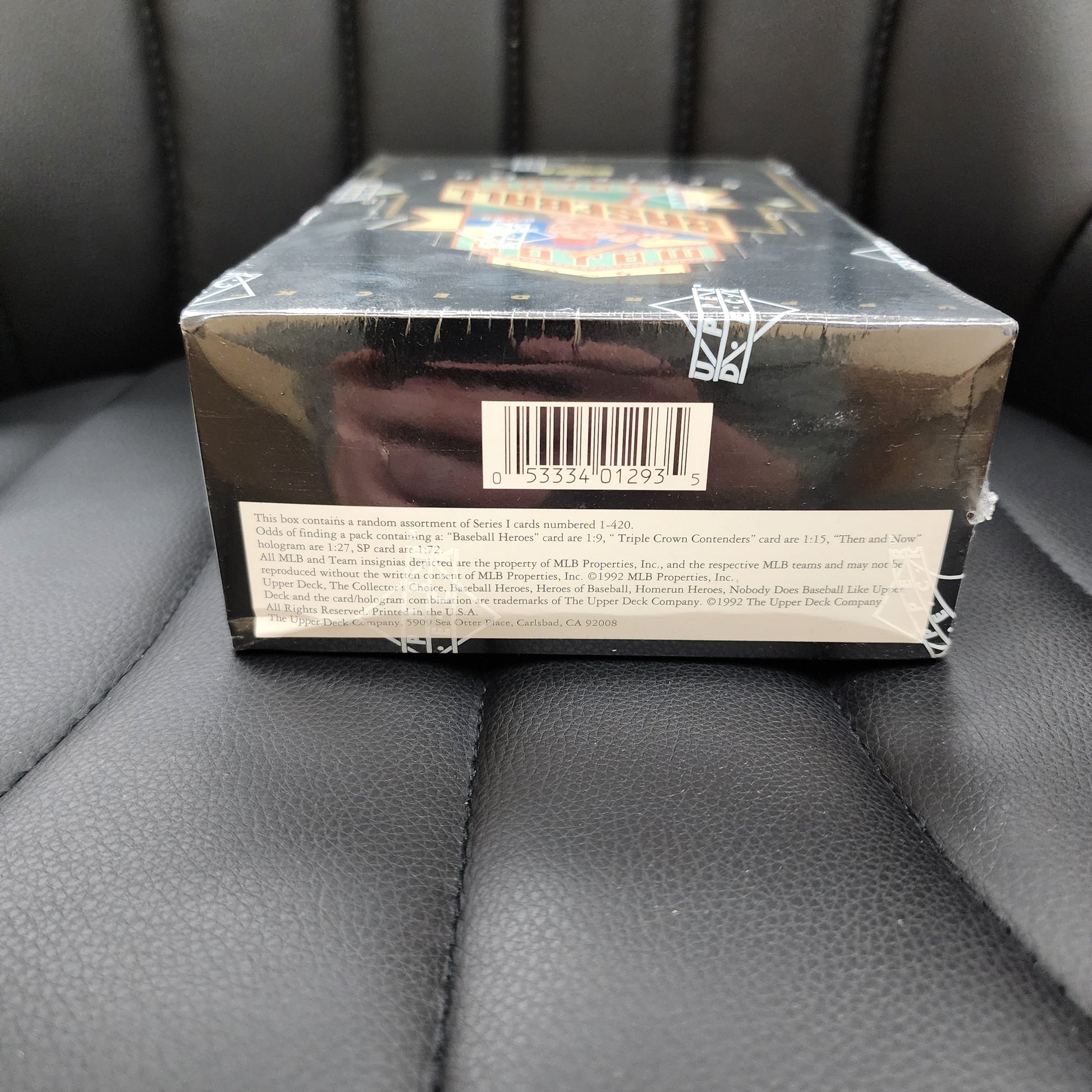 1993 Upper Deck Baseball Series 1 Factory Sealed Box 36 Packs MINT