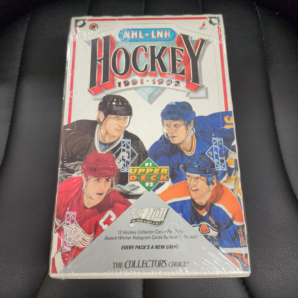 1991-92 Upper Deck NHL Hockey Low Series Factory Sealed Box "Find the Hull" MINT