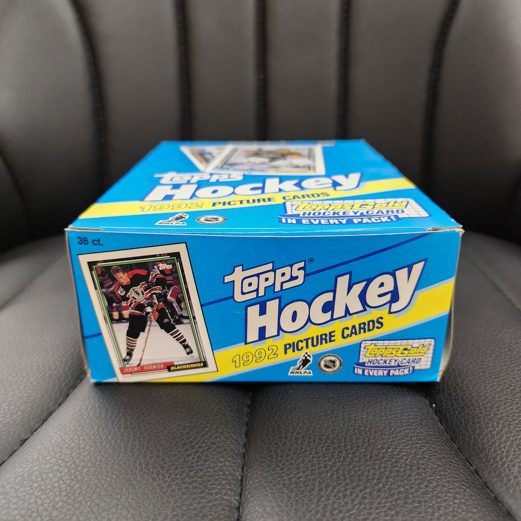 1992 Topps Hockey NHL Wax Box- Gold In Every Pack! 36 Factory Sealed Packs Mint