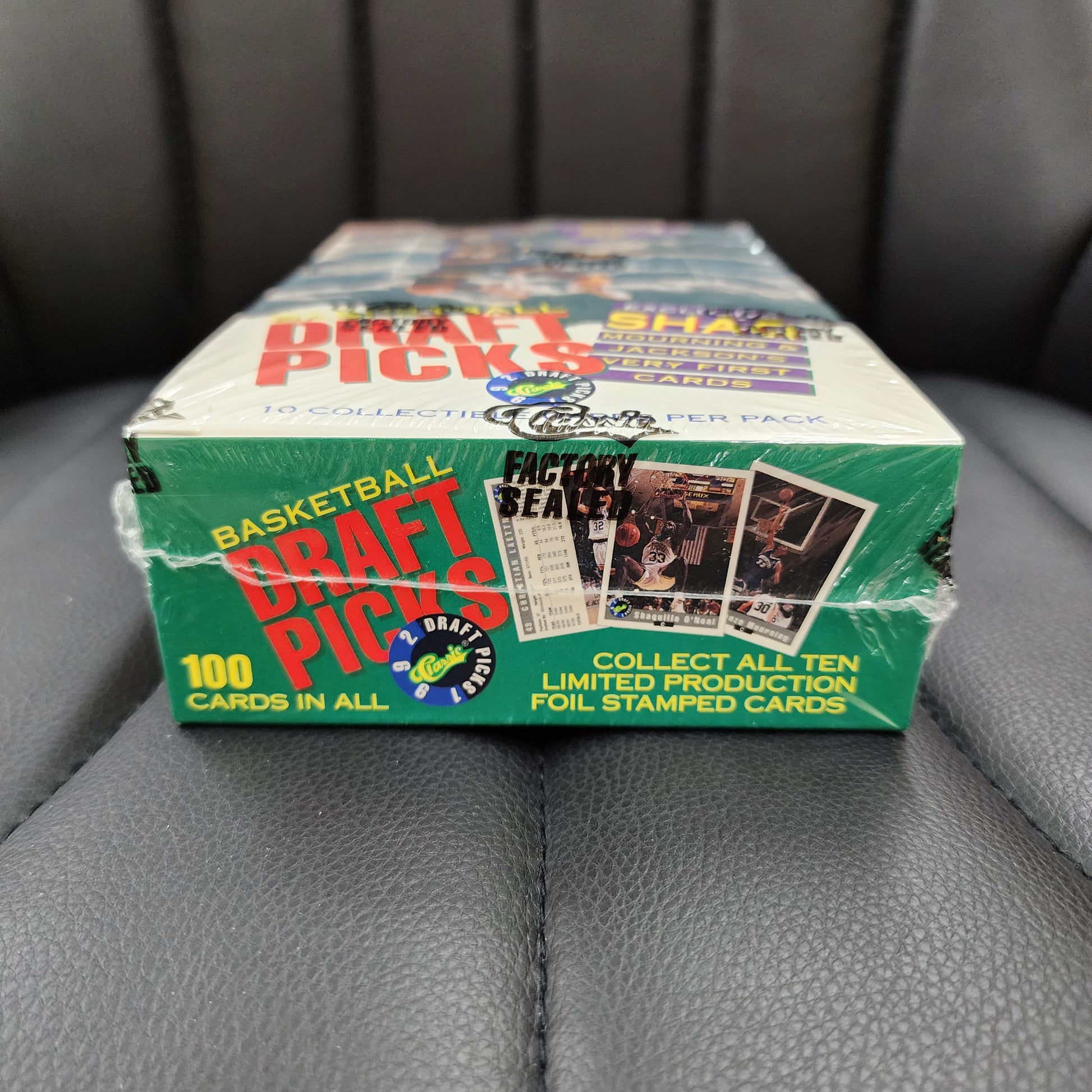 1992 Classic Basketball Draft Picks Factory Sealed Box 36 Packs/1st SHAQ CARD