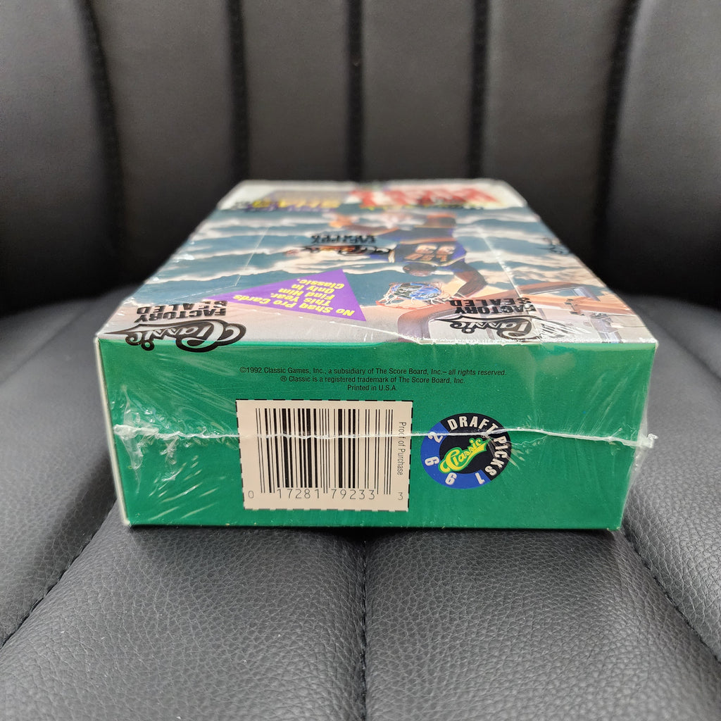 1992 Classic Basketball Draft Picks Factory Sealed Box 36 Packs/1st SHAQ CARD
