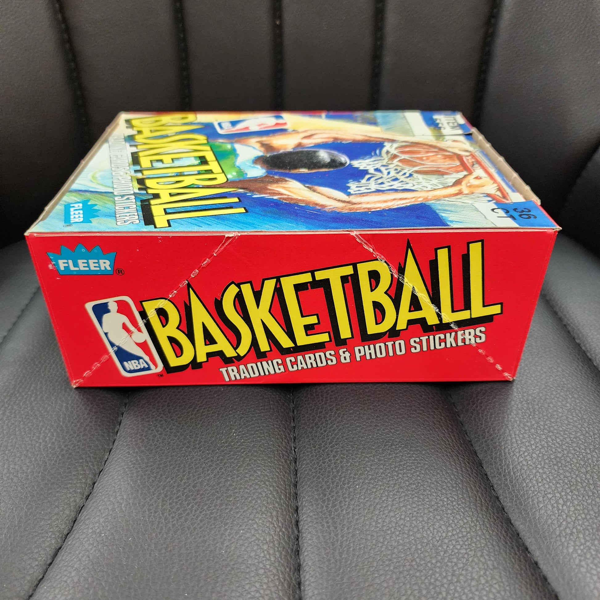 1989 Fleer Basketball Wax Box 36 Factory Sealed Packs Jordan Bird Magic MINT