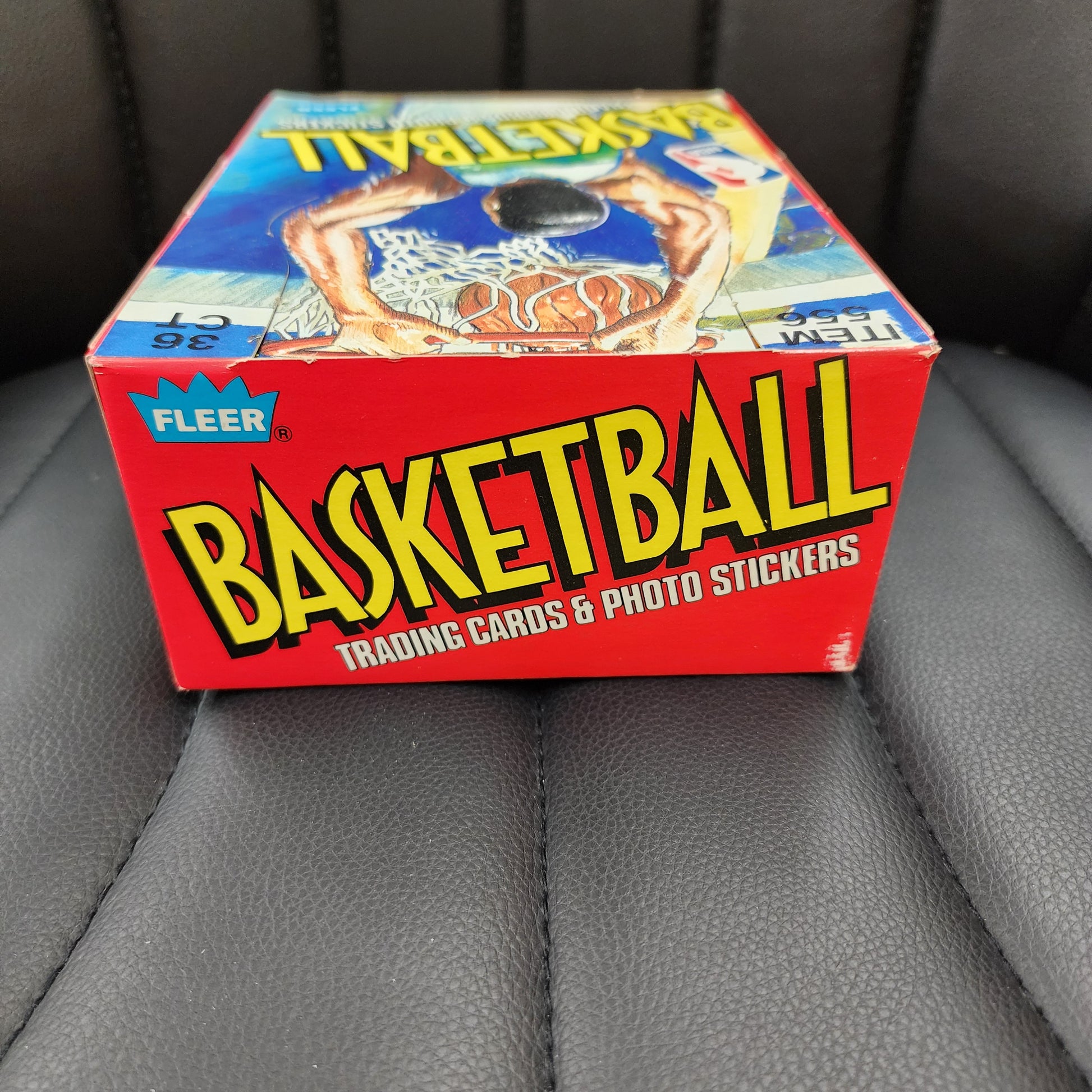 1989 Fleer Basketball Wax Box 36 Factory Sealed Packs Jordan Bird Magic MINT