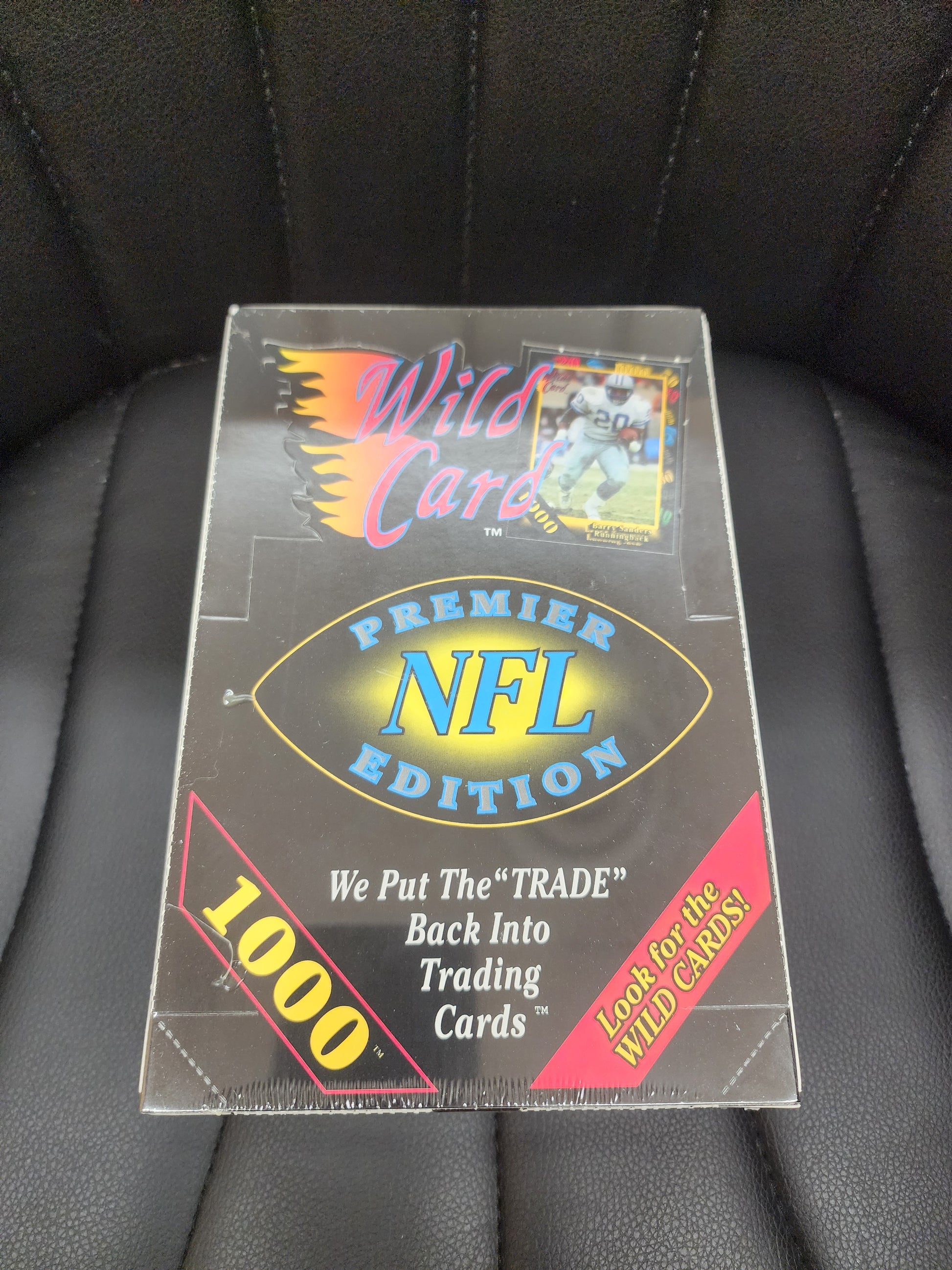 1991 Wild Card NFL Premier Football Unopened Box 36 Factory Sealed Packs MINT