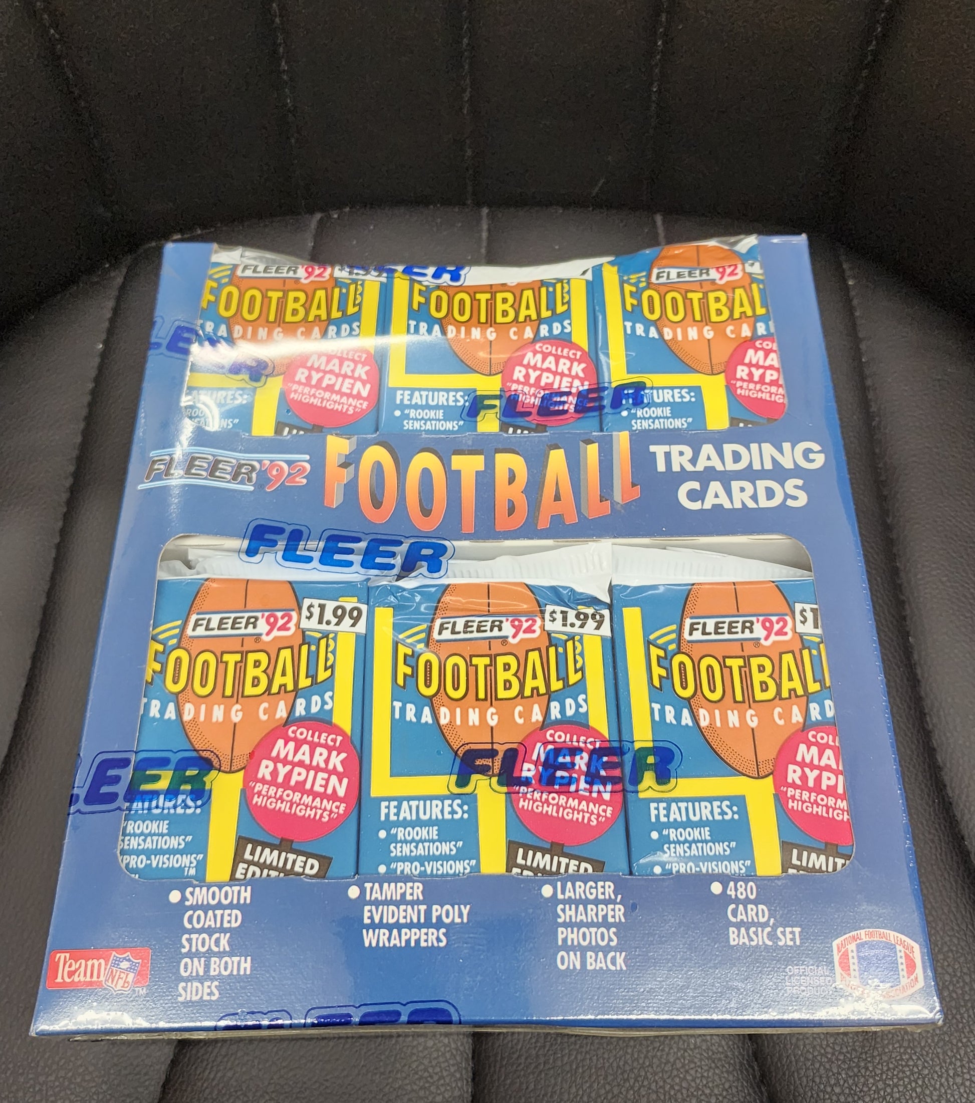 1992 Fleer Football 24ct. Jumbo Packs Factory Sealed MINT