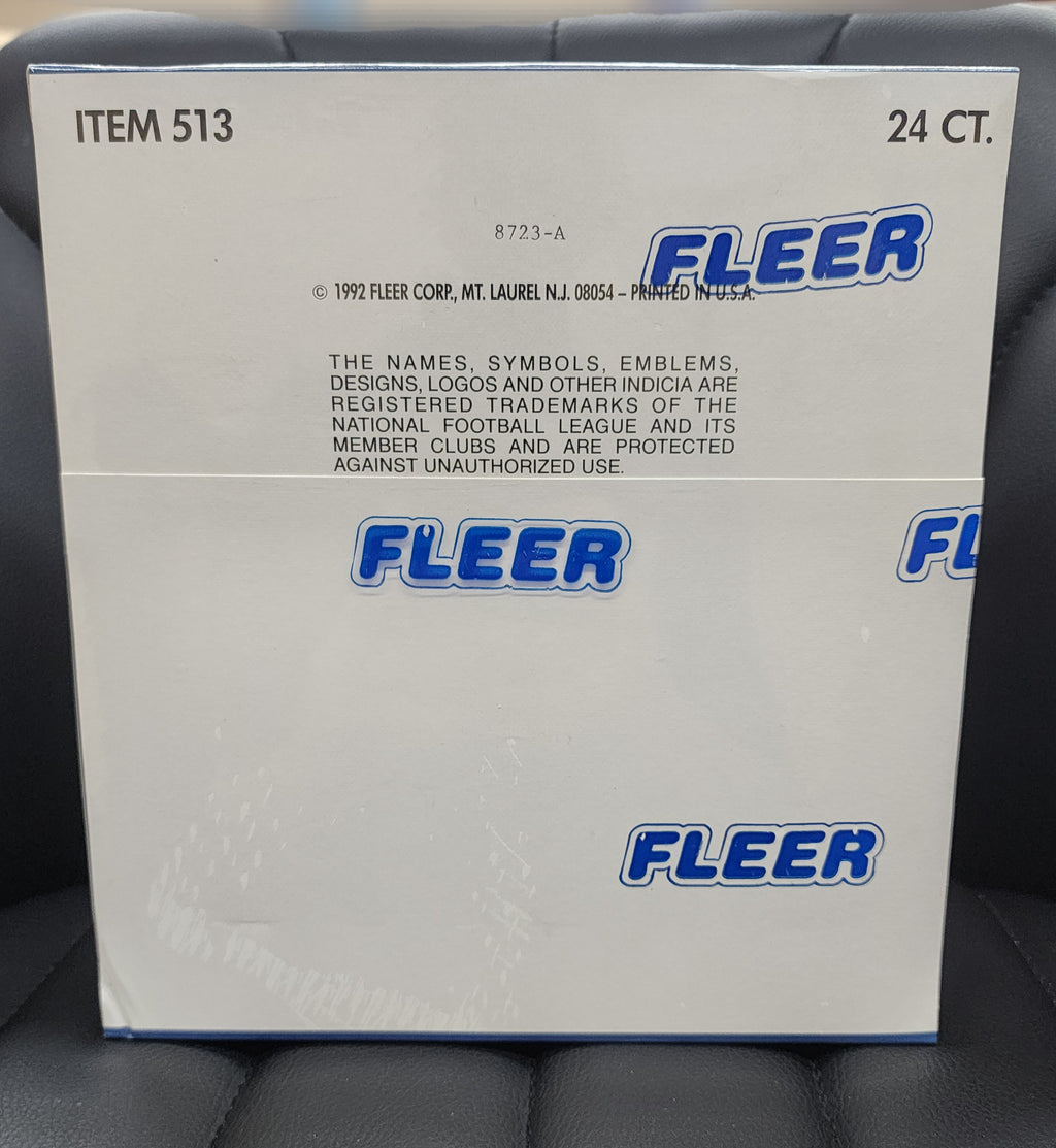 1992 Fleer Football 24ct. Jumbo Packs Factory Sealed MINT