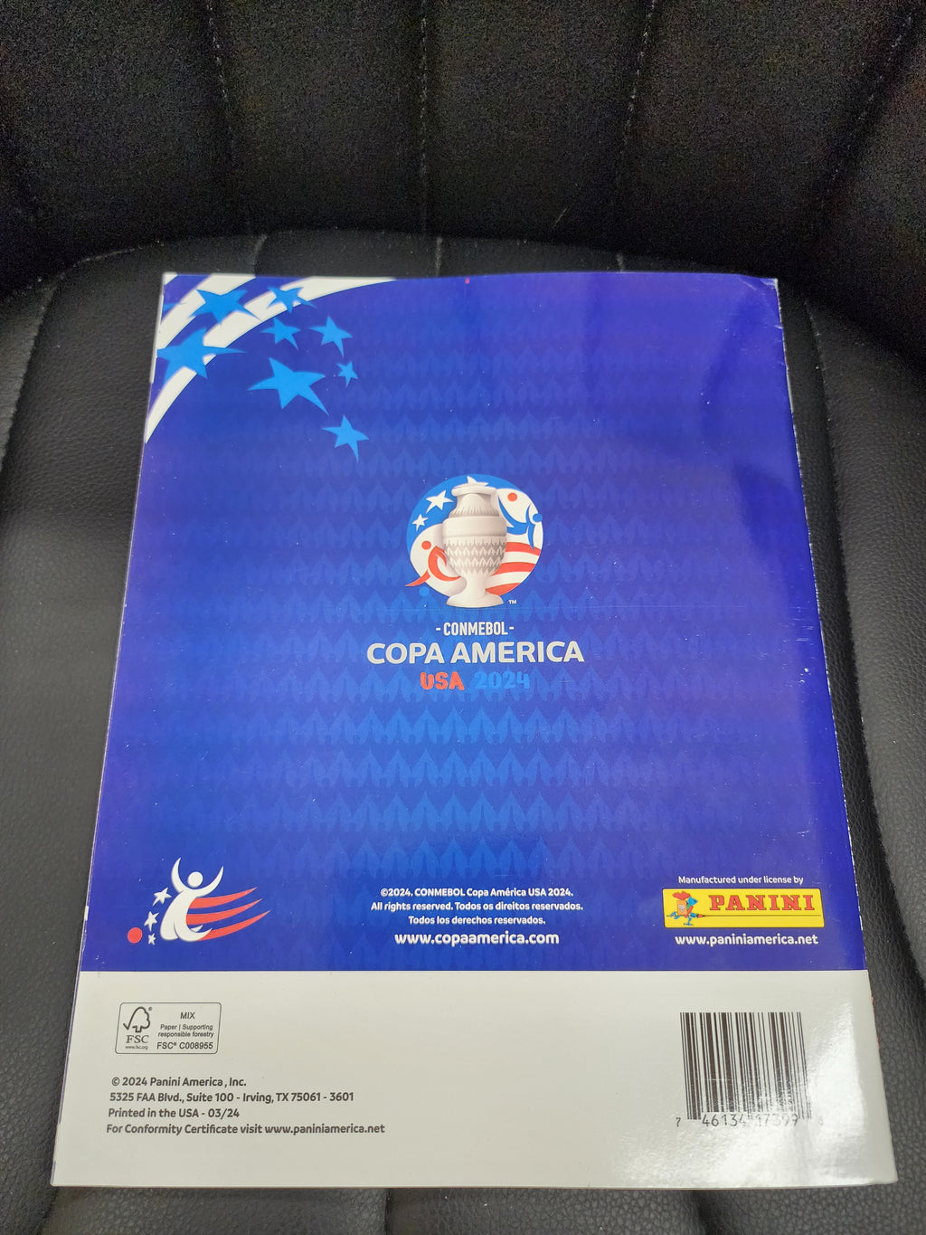 2024 Panini Copa America 1 Sticker Box (50 packets) + 2 Books - USA Version MINT