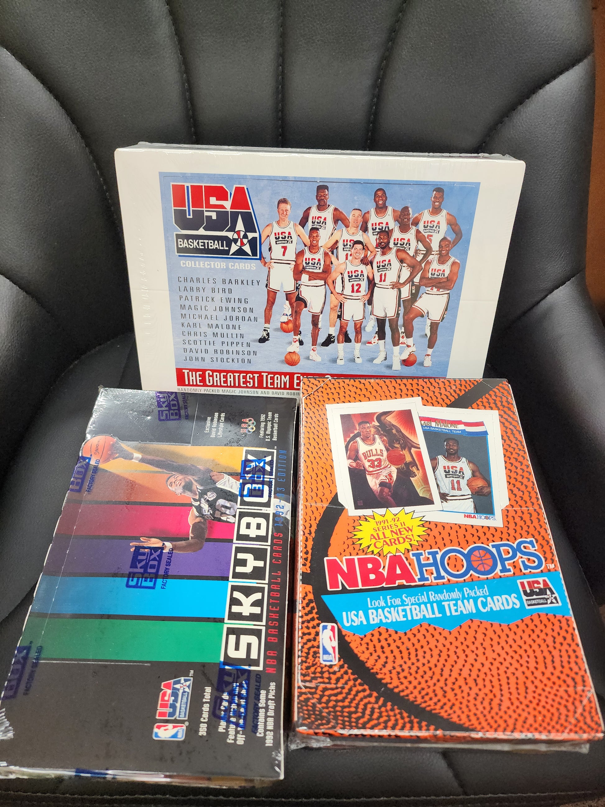 1991-92-93 USA Basketball Olympic Dream Team Super Lot 4 Factory Sealed Box's