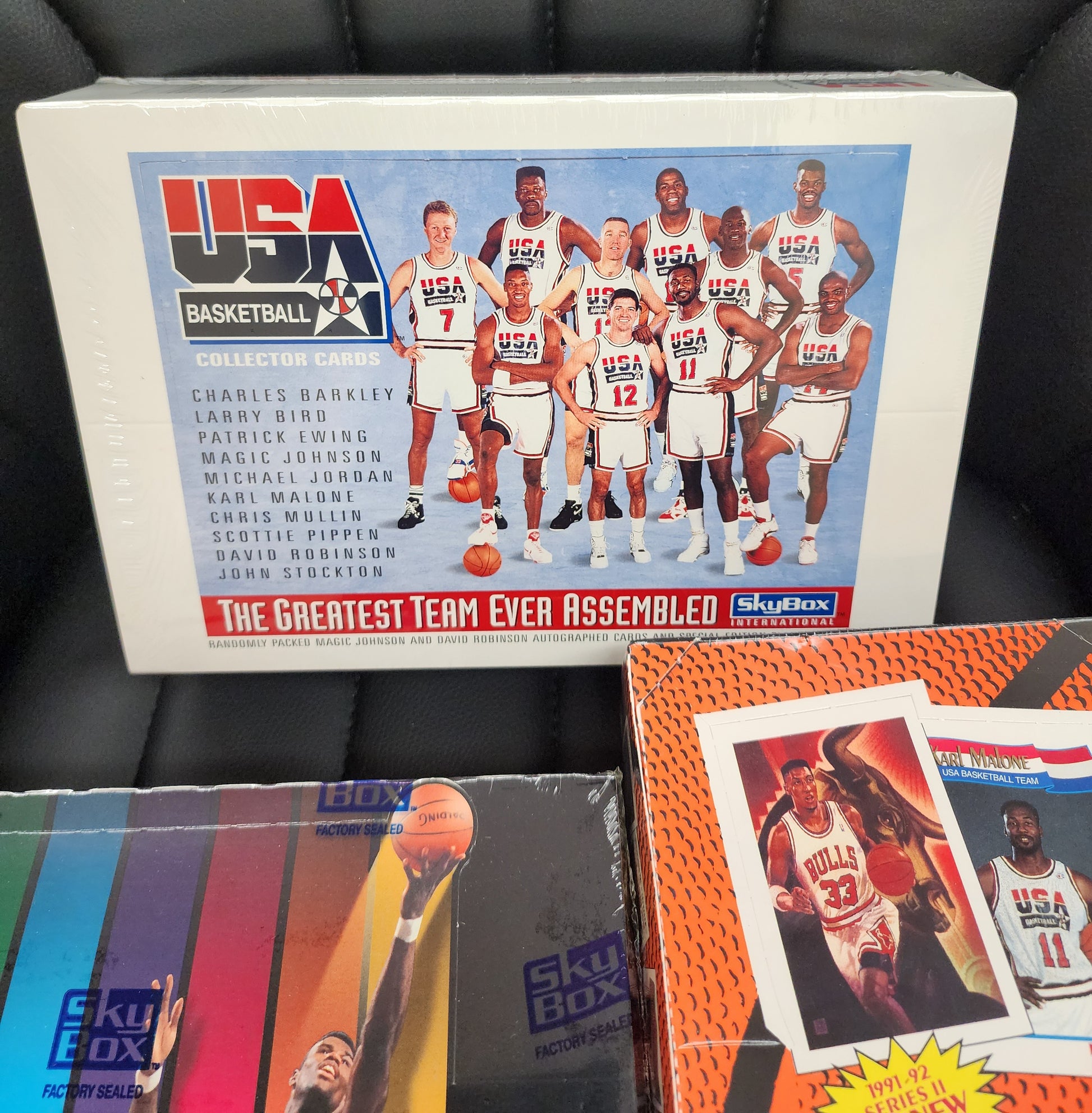 1991-92-93 USA Basketball Olympic Dream Team Super Lot 4 Factory Sealed Box's