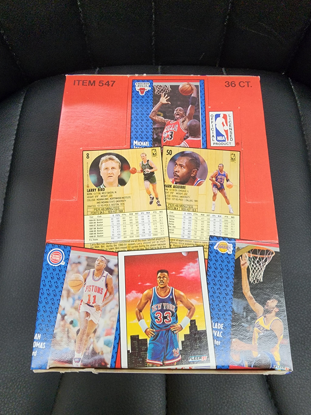 1991-92 Fleer Basketball Wax Box (36) Packs Jordan Pro Visions MINT