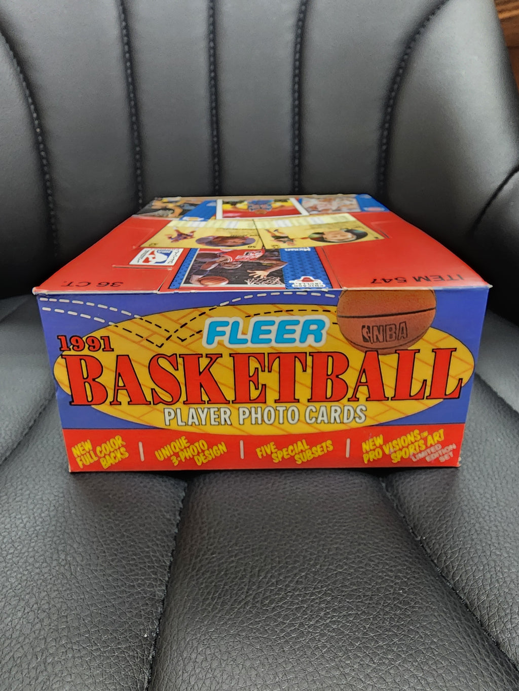 1991-92 Fleer Basketball Wax Box (36) Packs Jordan Pro Visions MINT