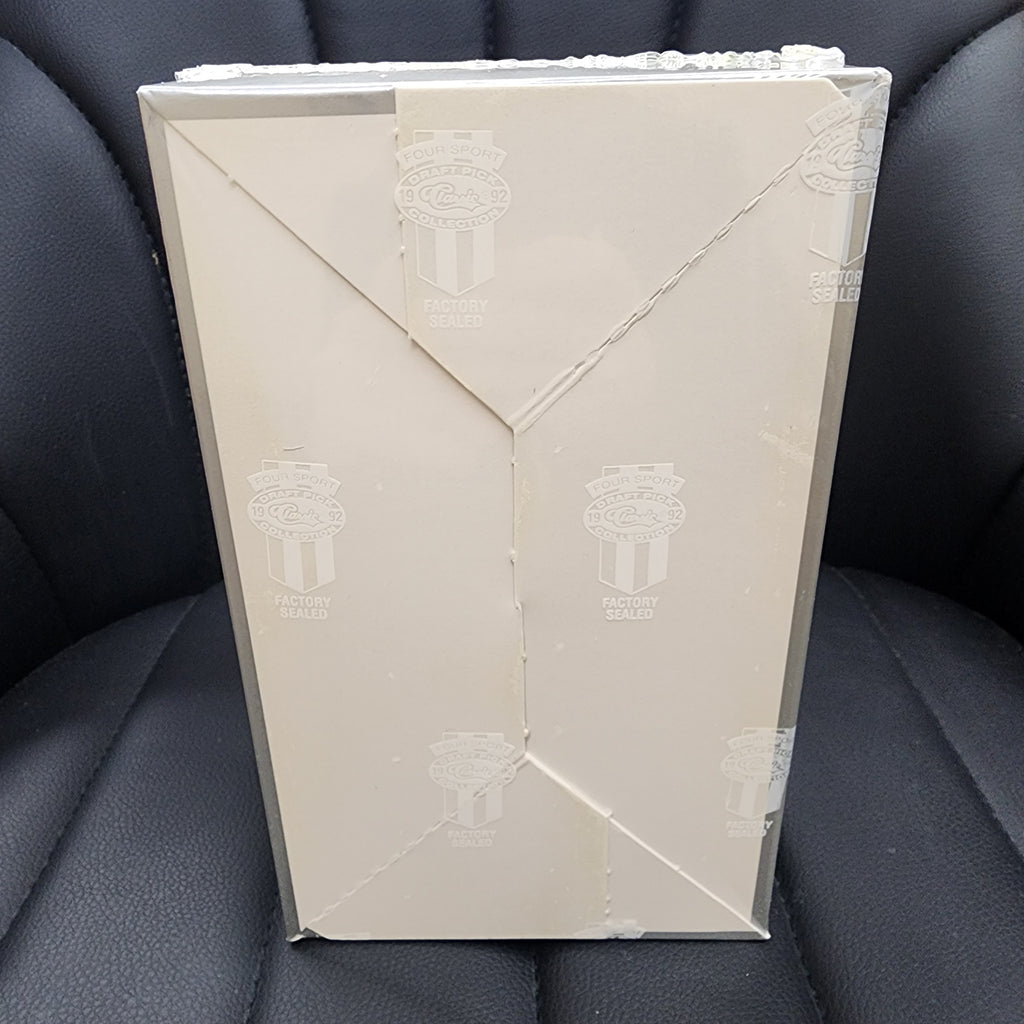 1992 Classic Draft Picks Four Sport Factory Sealed Hobby Box -Shaq Jeter RC MINT