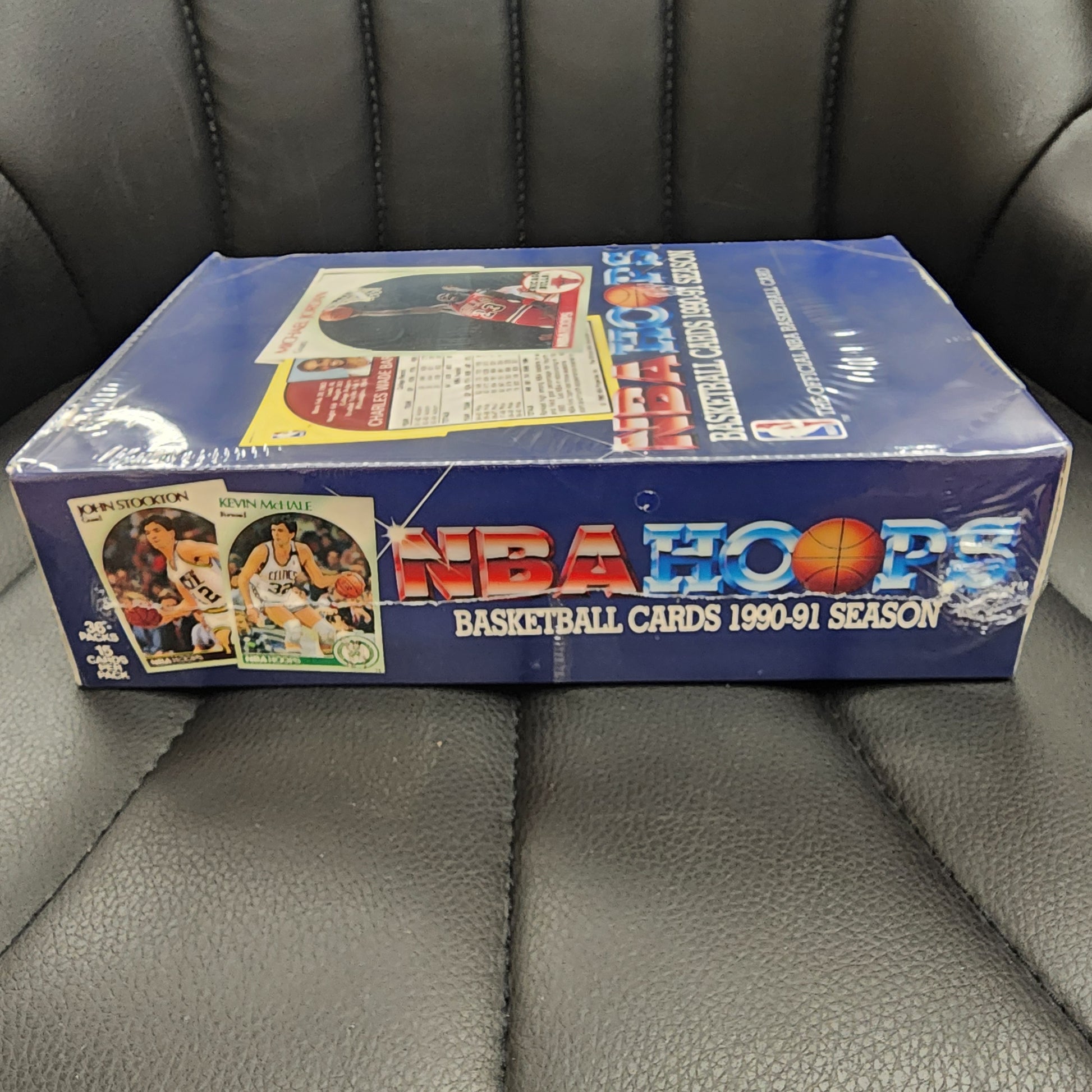 1990-91 NBA Hoops Basketball Series 1 Factory Sealed Box M.Jackson Error MJ MINT