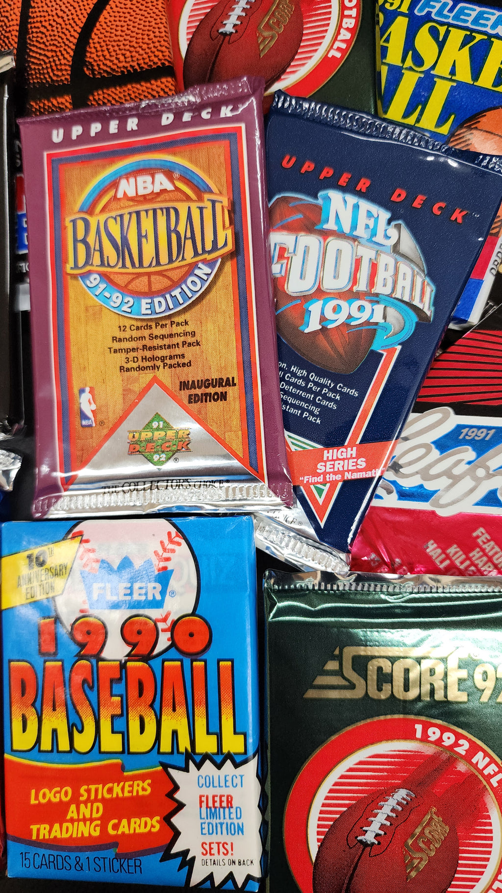 Unopened Baseball/Basketball/Football Card Packs- Read Description U-Pick MINT